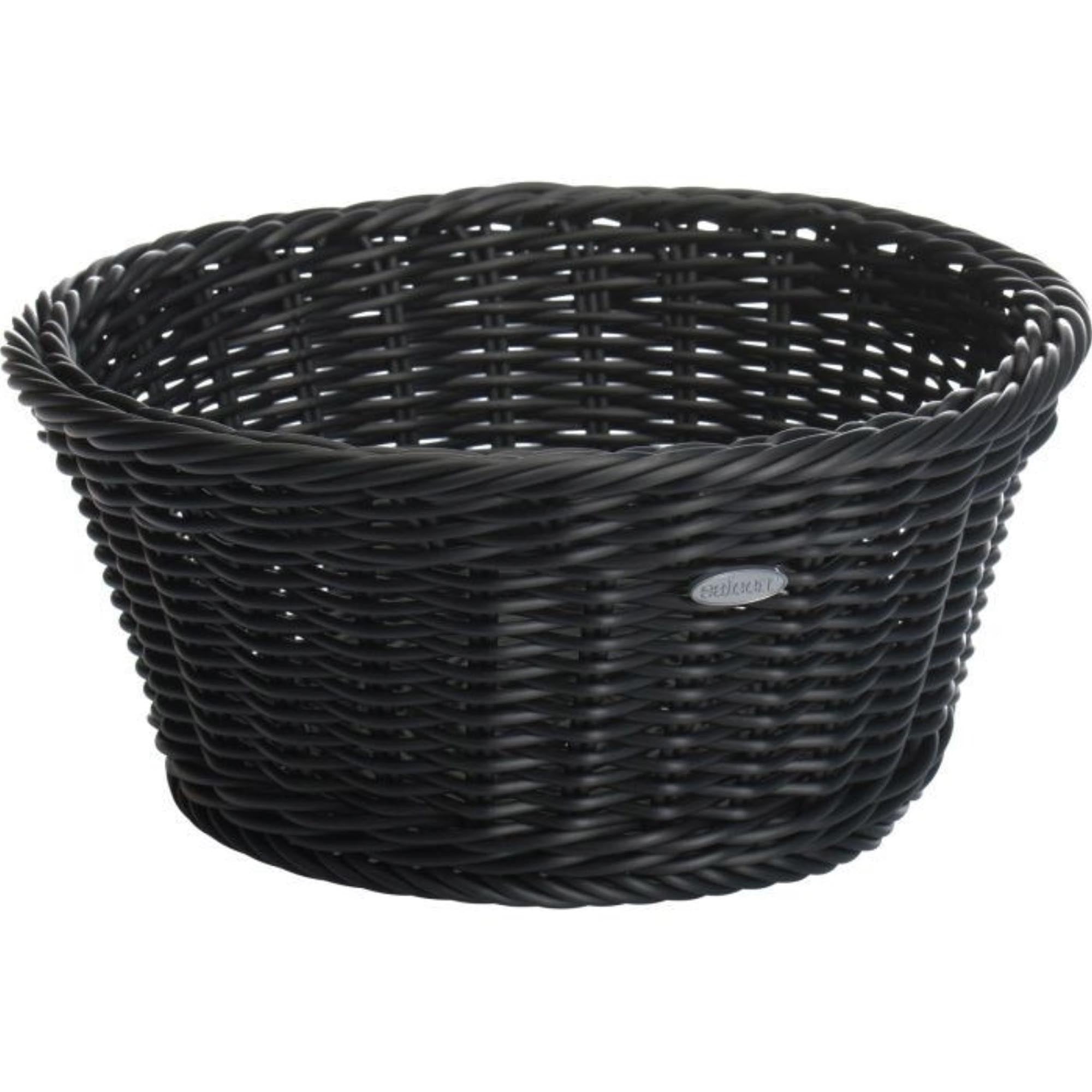 Korb rund, schwarz, 25x11,5cm in Schwarz präsentiert im Onlineshop von KAQTU Design AG. Brotkorb ist von Westmark
