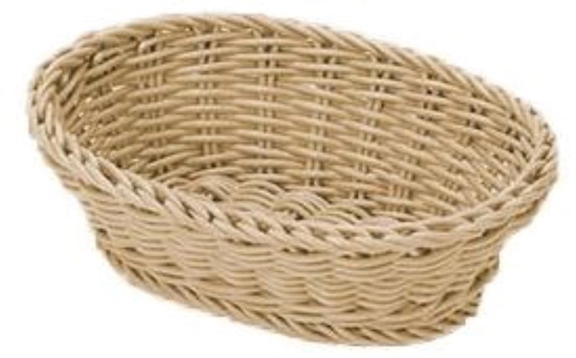 Korb oval, h-beige, 25x17x8,5cm in Beige präsentiert im Onlineshop von KAQTU Design AG. Brotkorb ist von Westmark