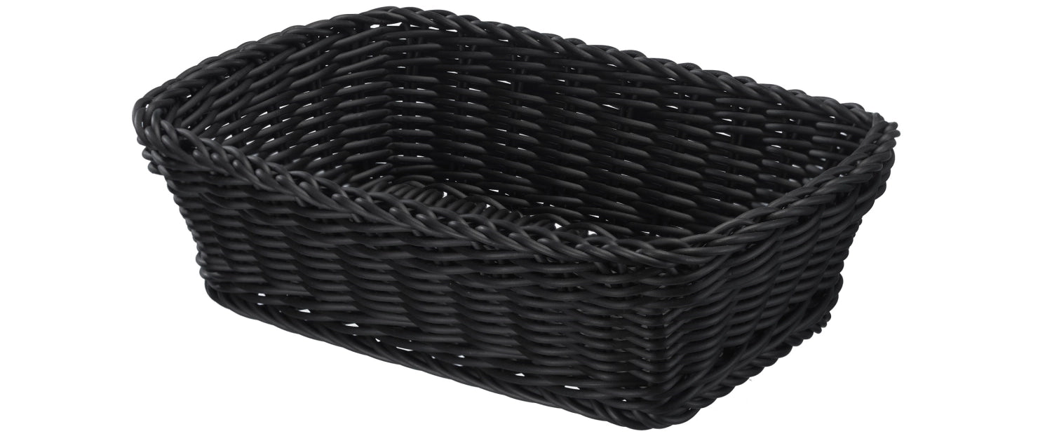 Korb rechteckig, schwarz, 31x21x9cm in Schwarz präsentiert im Onlineshop von KAQTU Design AG. Brotkorb ist von Westmark