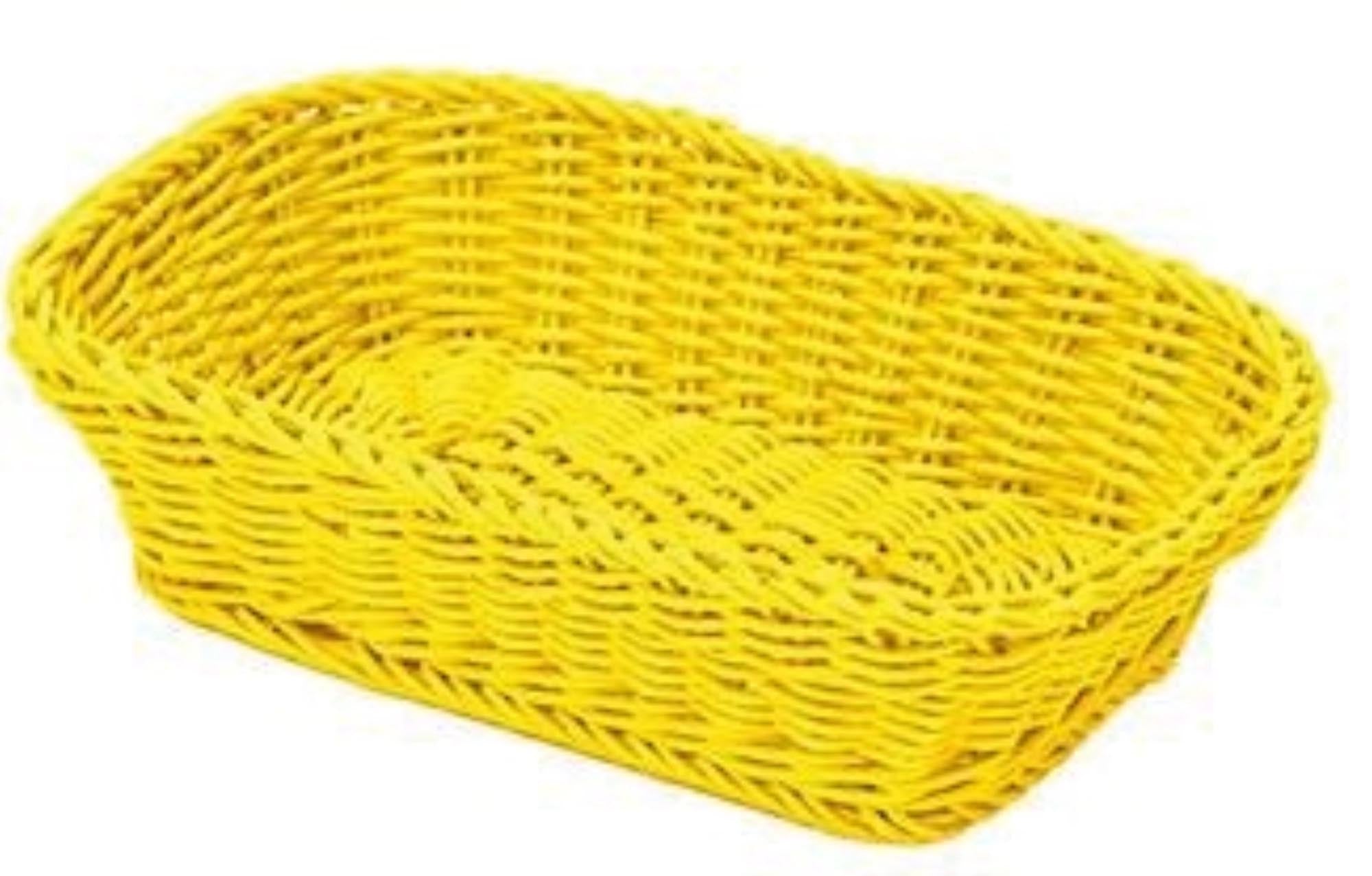 Korb rechteckig, zitronengelb, 26.5x19x7cm in Gelb präsentiert im Onlineshop von KAQTU Design AG. Brotkorb ist von Westmark