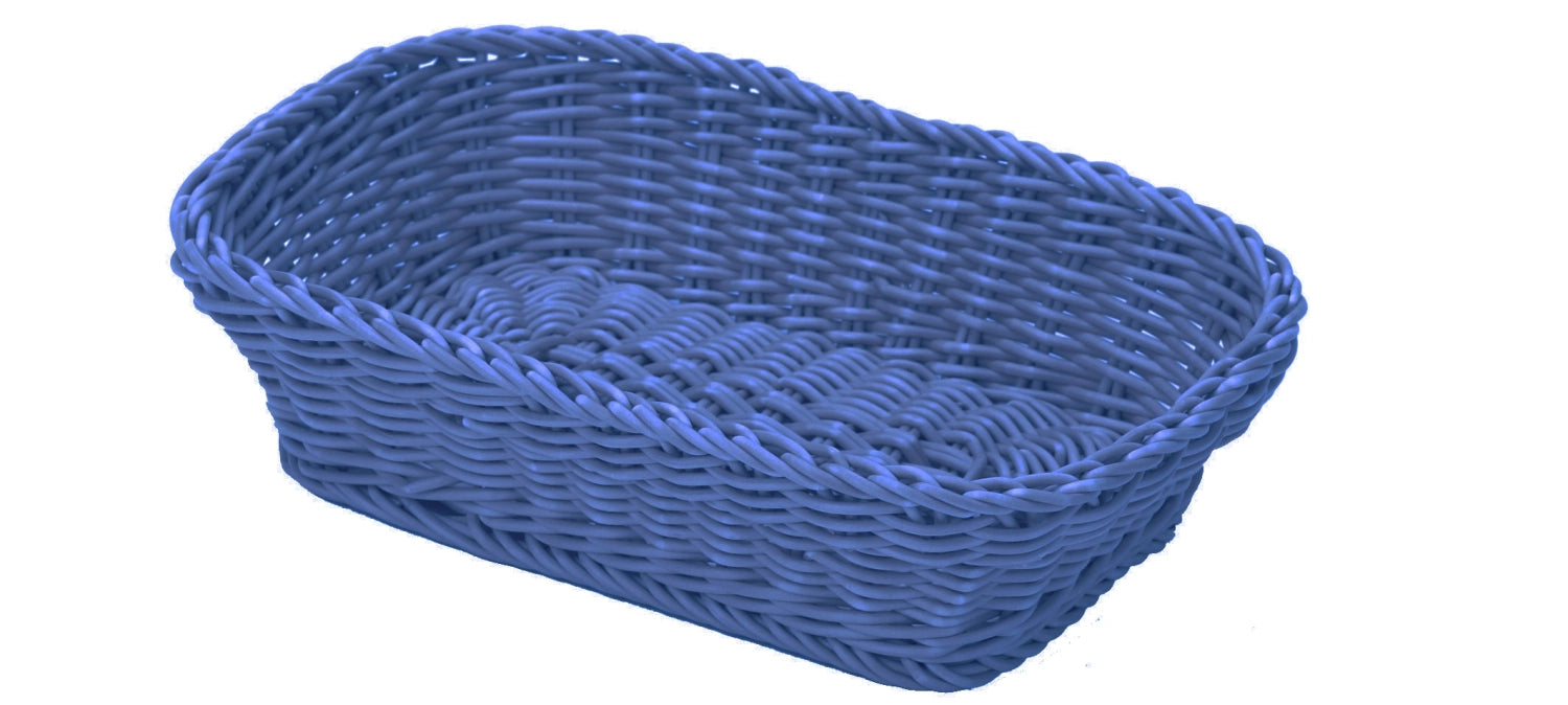 Korb rechteckig, m-blau, 26.5x19x7cm in Blau präsentiert im Onlineshop von KAQTU Design AG. Brotkorb ist von Westmark