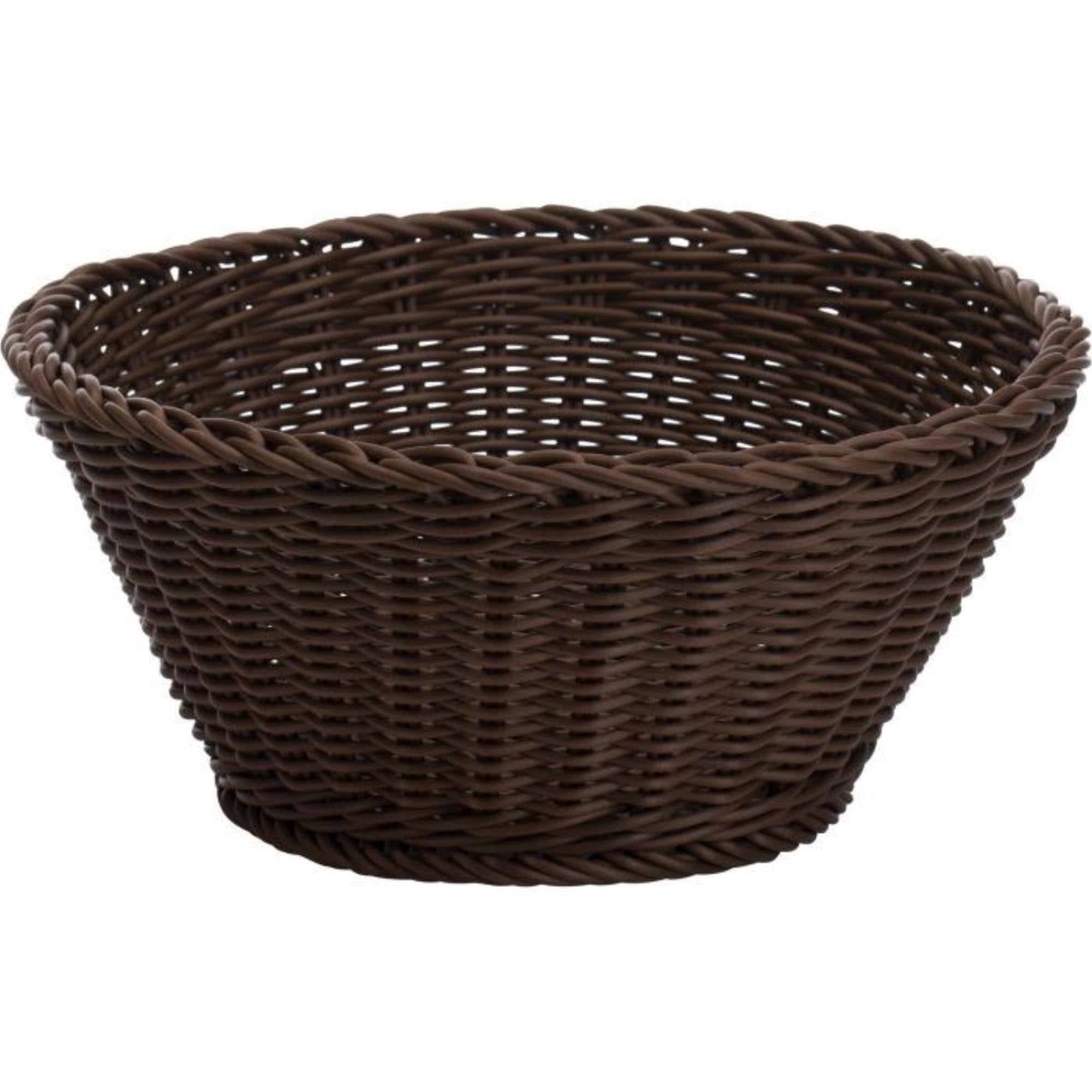 Korb rund, braun, 18x10cm in Braun präsentiert im Onlineshop von KAQTU Design AG. Brotkorb ist von Westmark