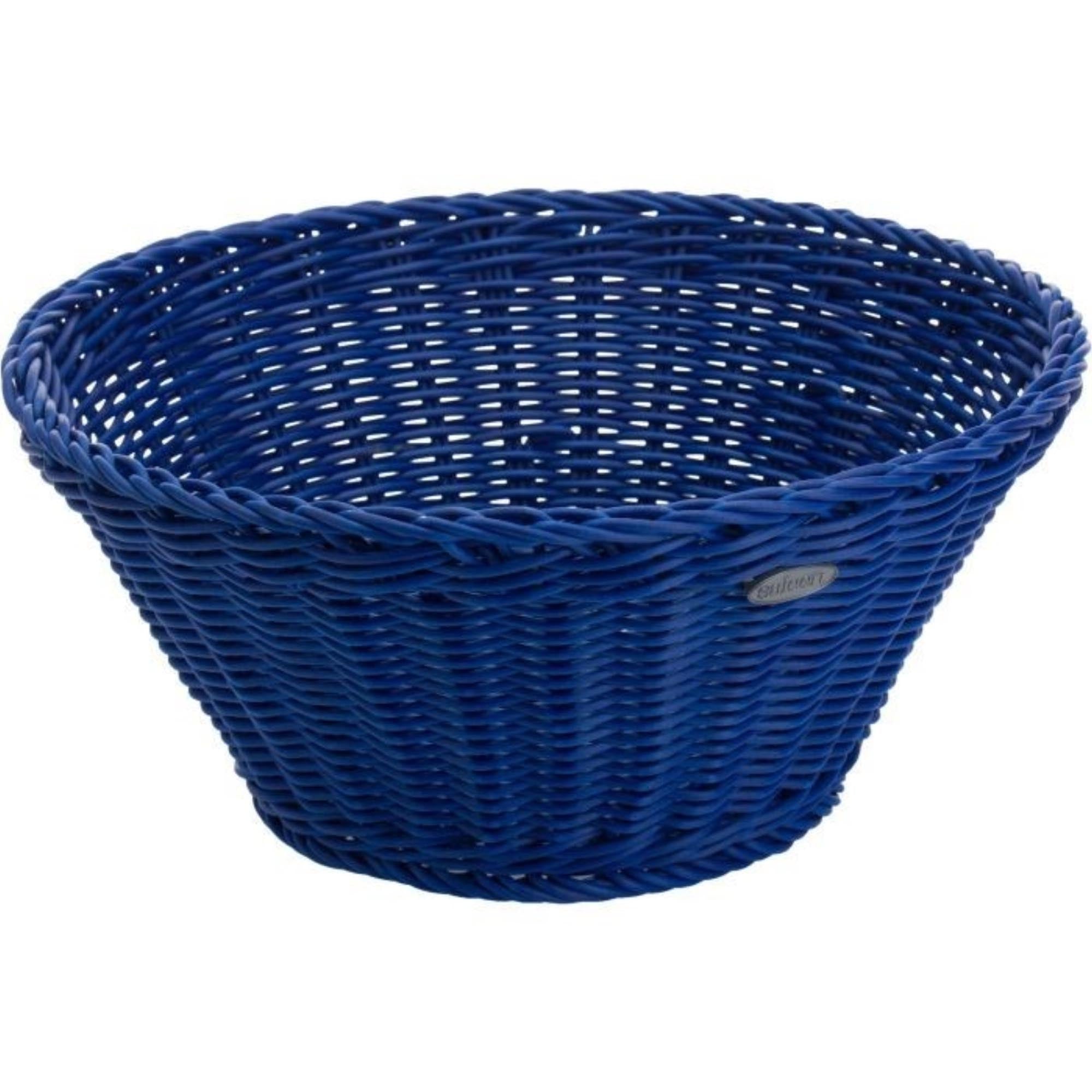 Entdecken Sie den runden Korb von Westmark in m-blau (18x10cm) – ideal für Brot, Brötchen und Snacks. Langlebig, pflegeleicht und modern!