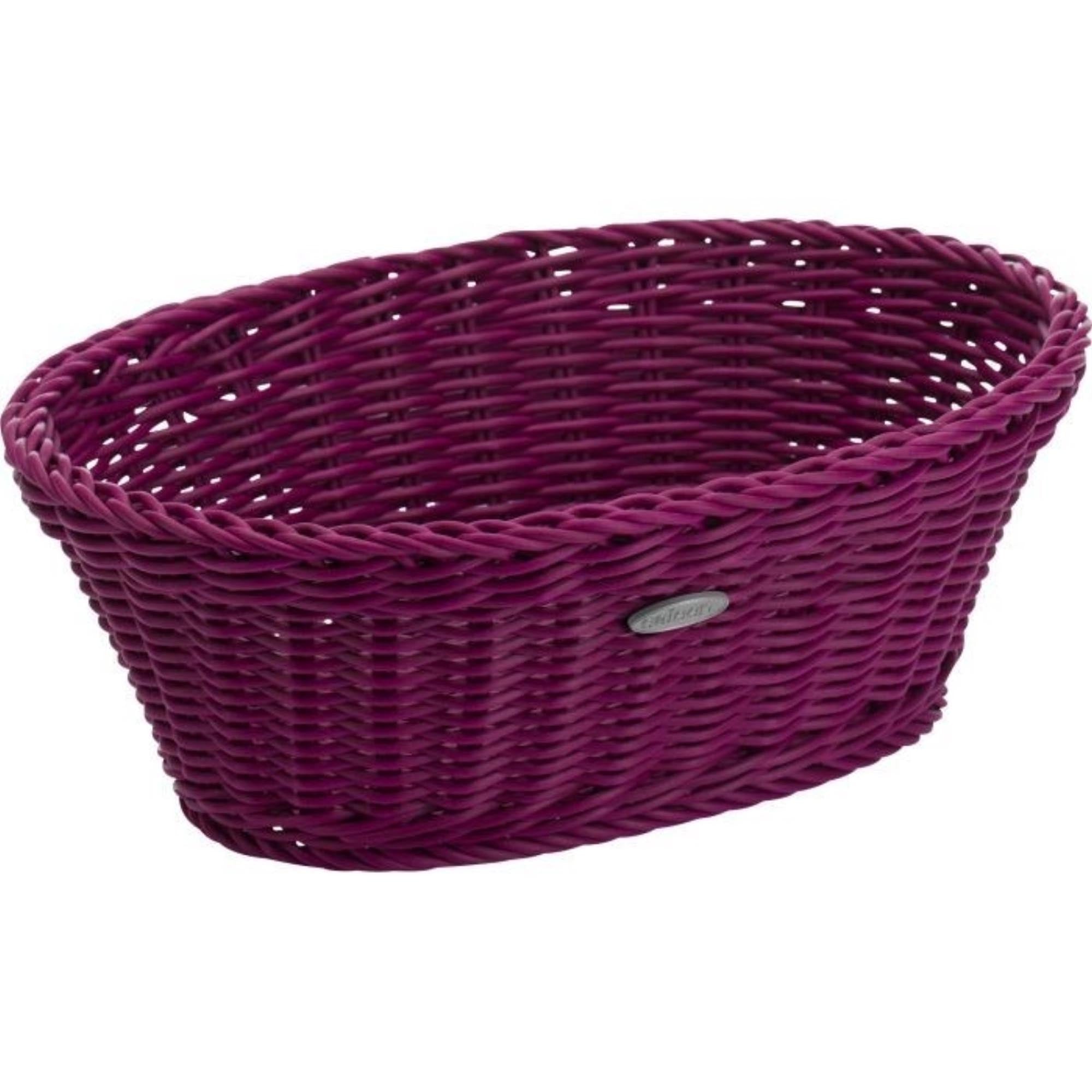 Korb oval, purpur, 26x18,5x9cm in Violett präsentiert im Onlineshop von KAQTU Design AG. Brotkorb ist von Westmark