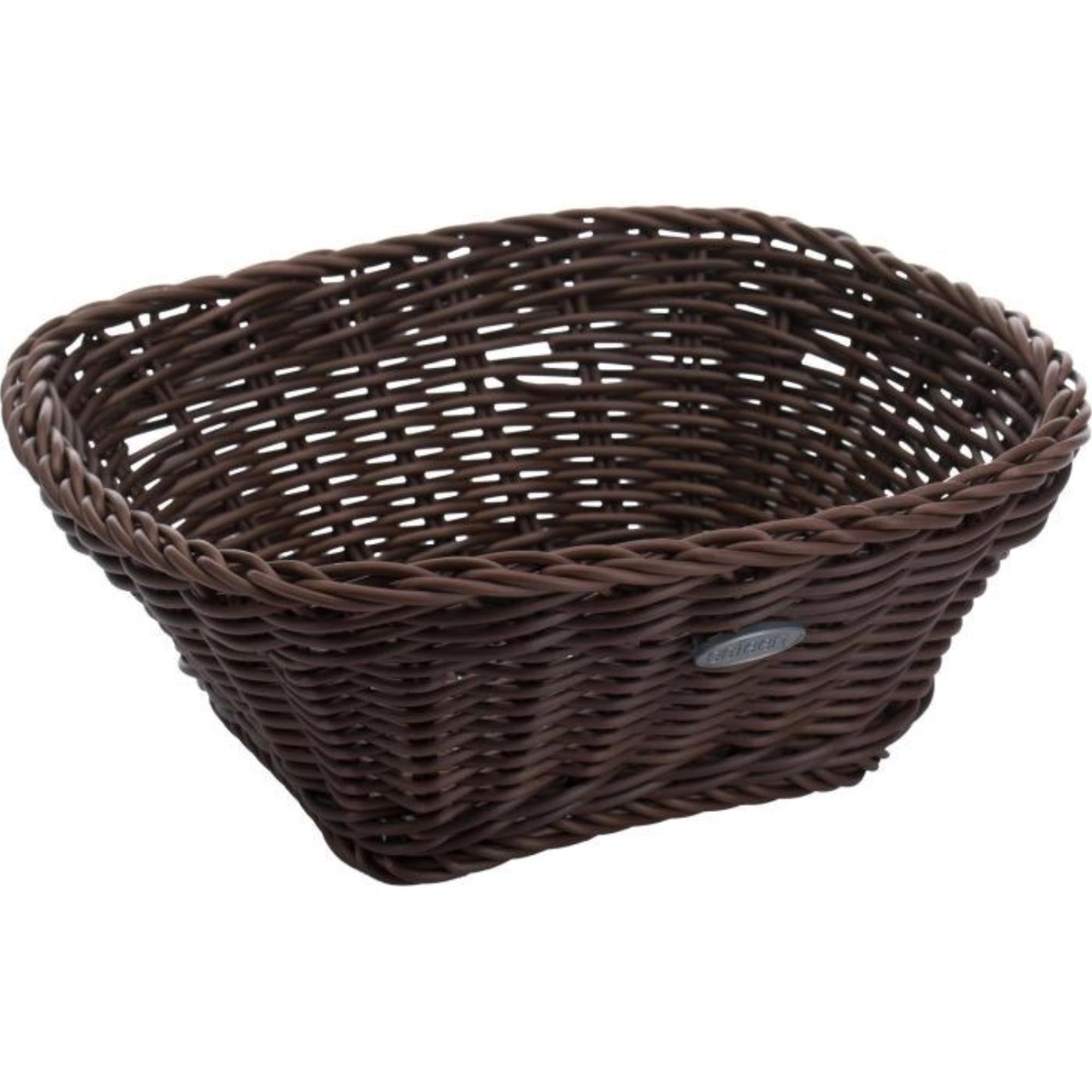 Korb quadratisch, braun, 19x19x7,5cm in Braun präsentiert im Onlineshop von KAQTU Design AG. Brotkorb ist von Westmark