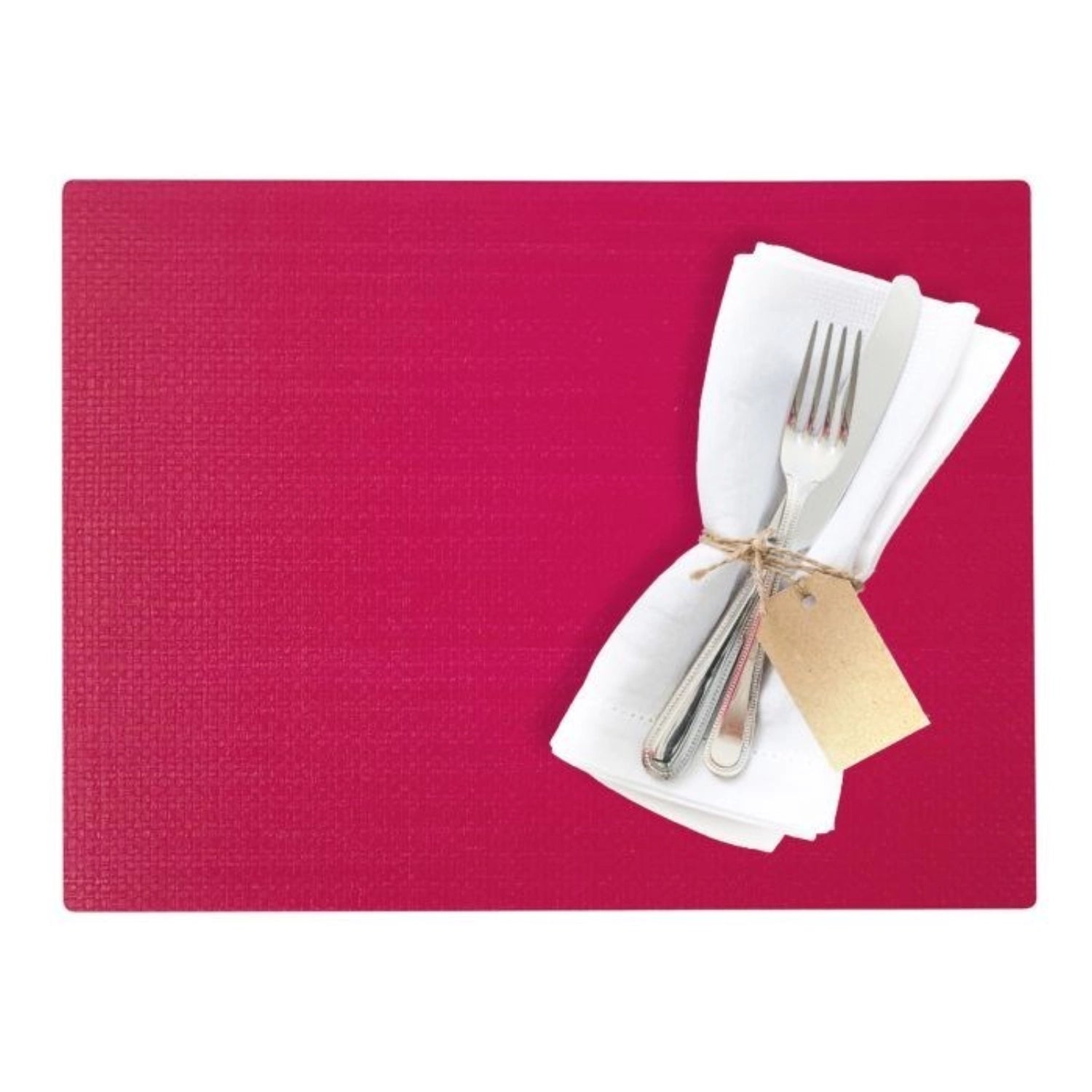 Stylisches, eckiges Tischset in strahlendem Magenta, 45x32.5cm, von Westmark. Perfekt für moderne Tischdekoration und als Schutz vor Kratzern.