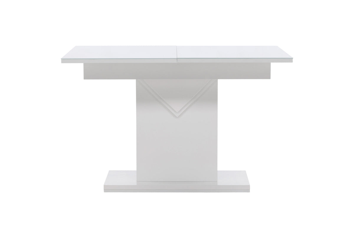 Pluto Tisch ausziehbar in Weiss präsentiert im Onlineshop von KAQTU Design AG. Esstisch ist von Venture Home