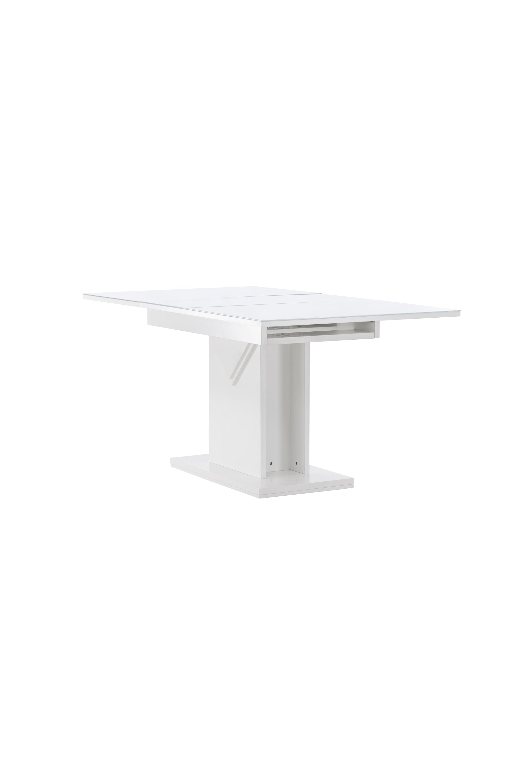 Pluto Tisch ausziehbar in Weiss präsentiert im Onlineshop von KAQTU Design AG. Esstisch ist von Venture Home