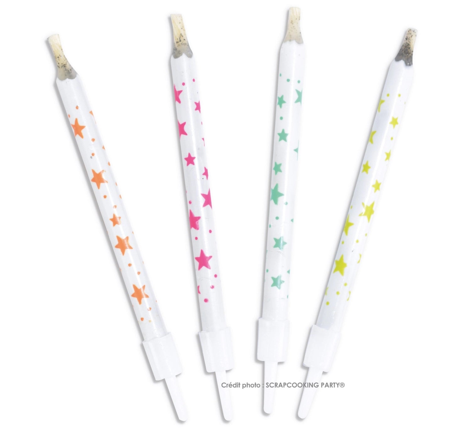 12 Stk. Kerzen Sterne