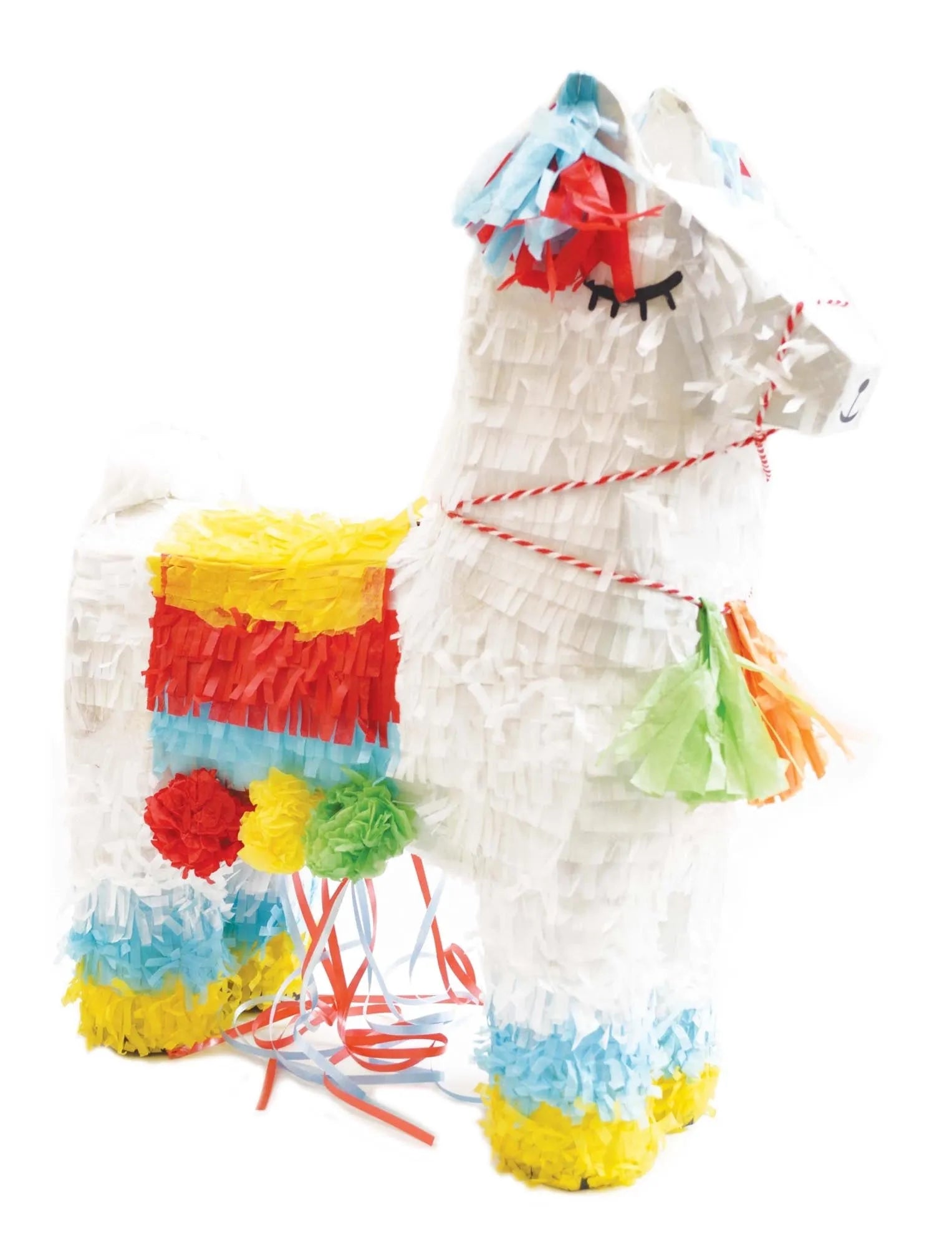 Farbenfrohes Pinata Lama 60x53x18cm für kreative Partyfreuden.