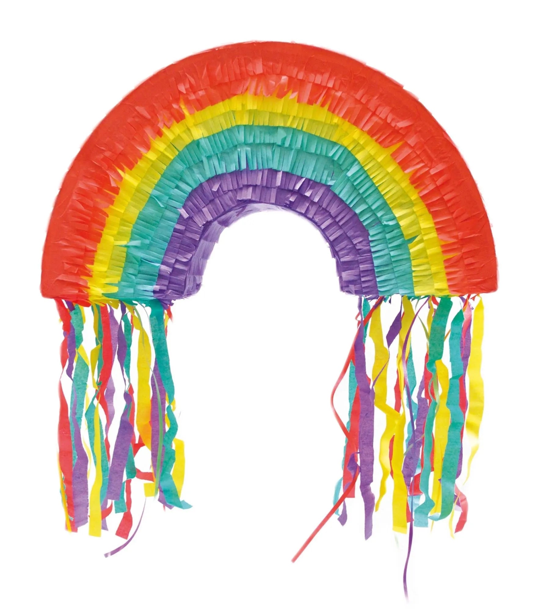 Farbenfrohe Regenbogen-Pinata von Scrap Cooking für Partyfreude!