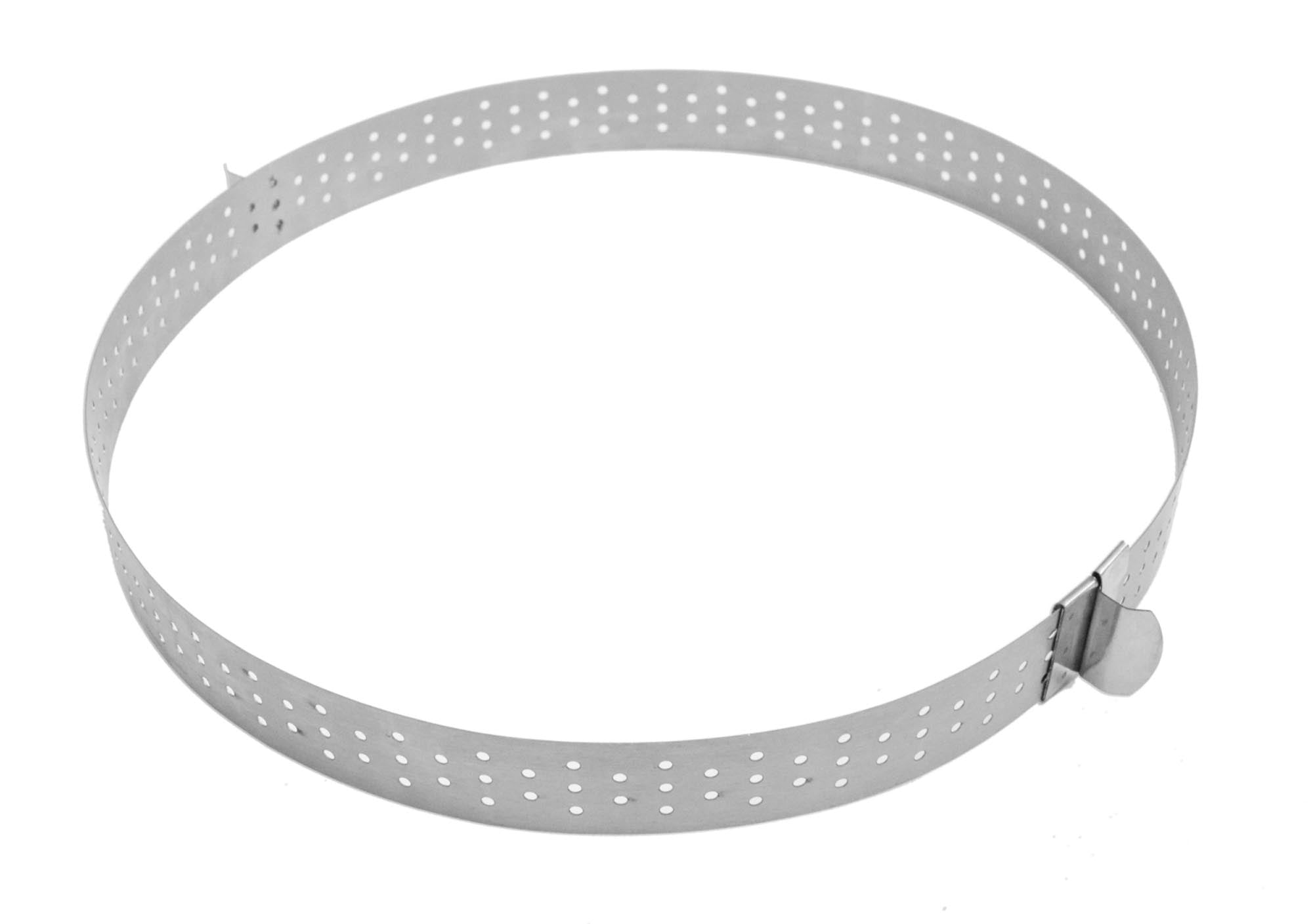Tortenring perforiert ausziehbar 16-30cm H3cm