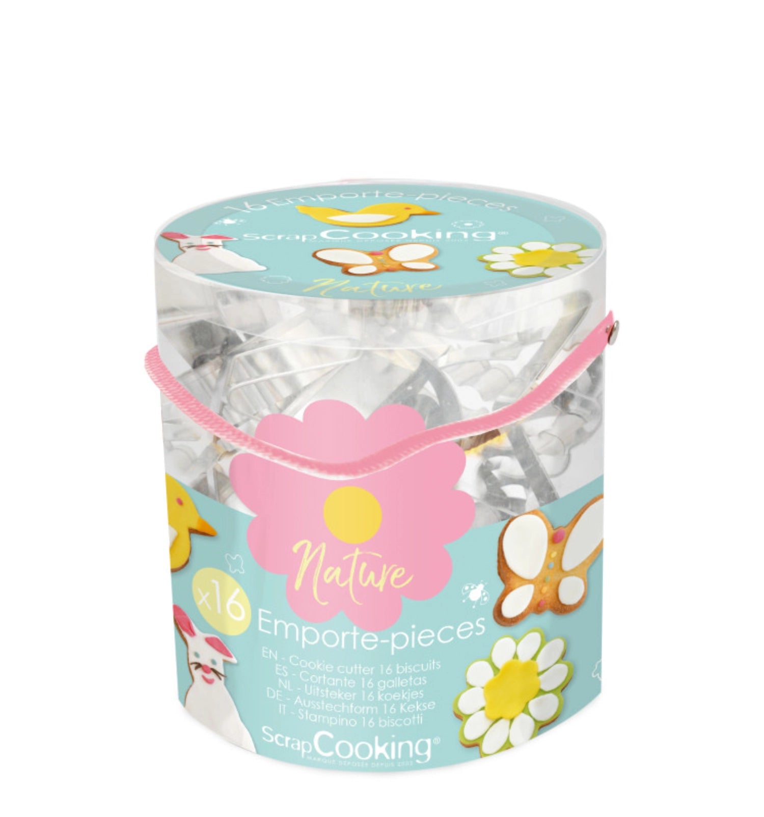 16-tlg. Set Ausstecher Nature