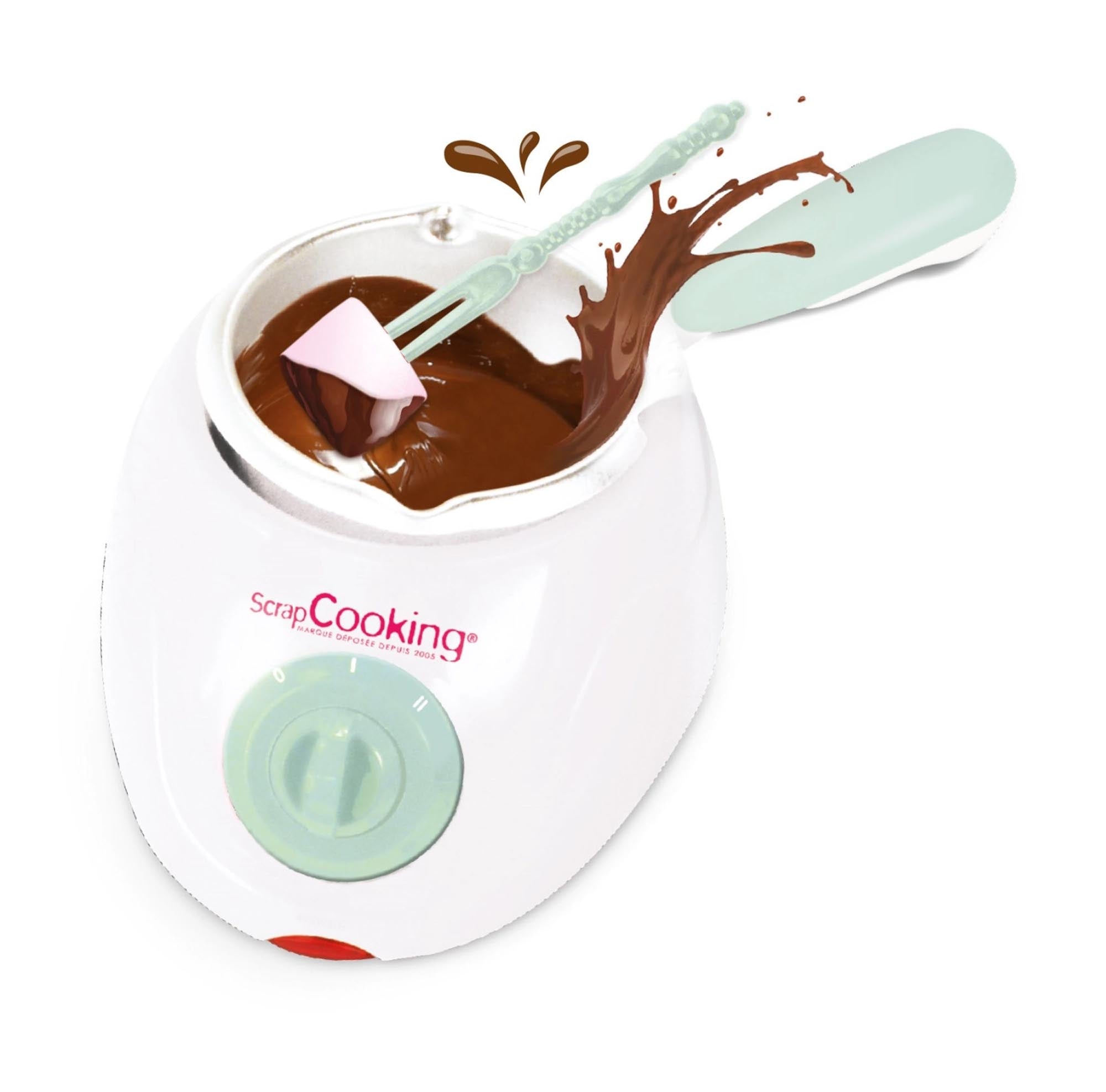 Erleben Sie unvergessliche Schokoladenmomente mit dem Scrap Cooking Fondue-Set – ideal für kreative Fondue-Abende mit Freunden!