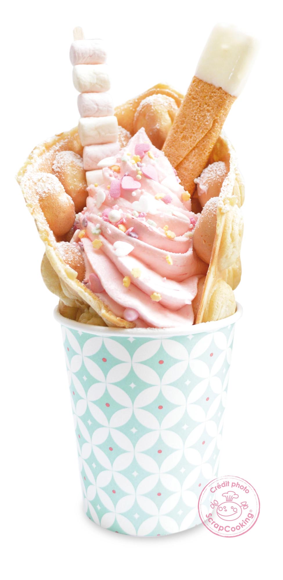Entdecke die Scrap Cooking Bubble-Waffel-Fabrik – das ideale Gerät für kreative Waffelvariationen, perfekt für jeden Anlass!
