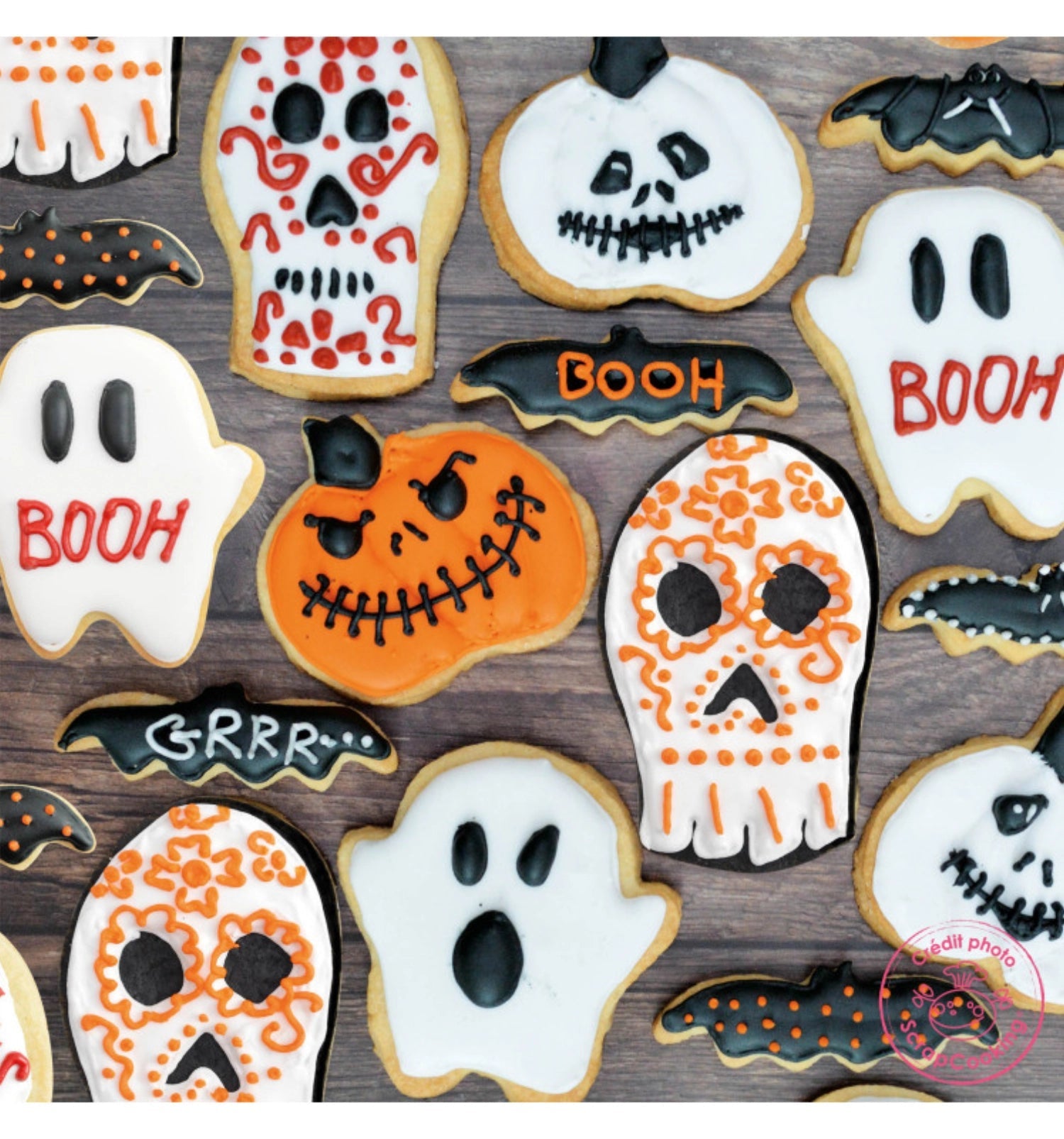 Intensives Farbpulver-Set für gruselige Halloween-Kreationen.