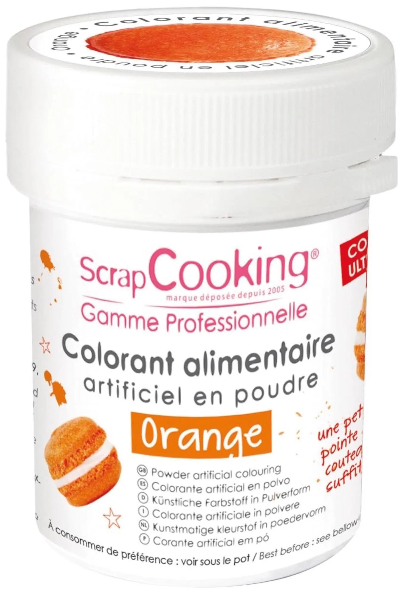 Leuchtendes, veganes Farbpulver für Backwaren und Desserts. Einfach zu dosieren, glutenfrei, ideal für kreative Küche.