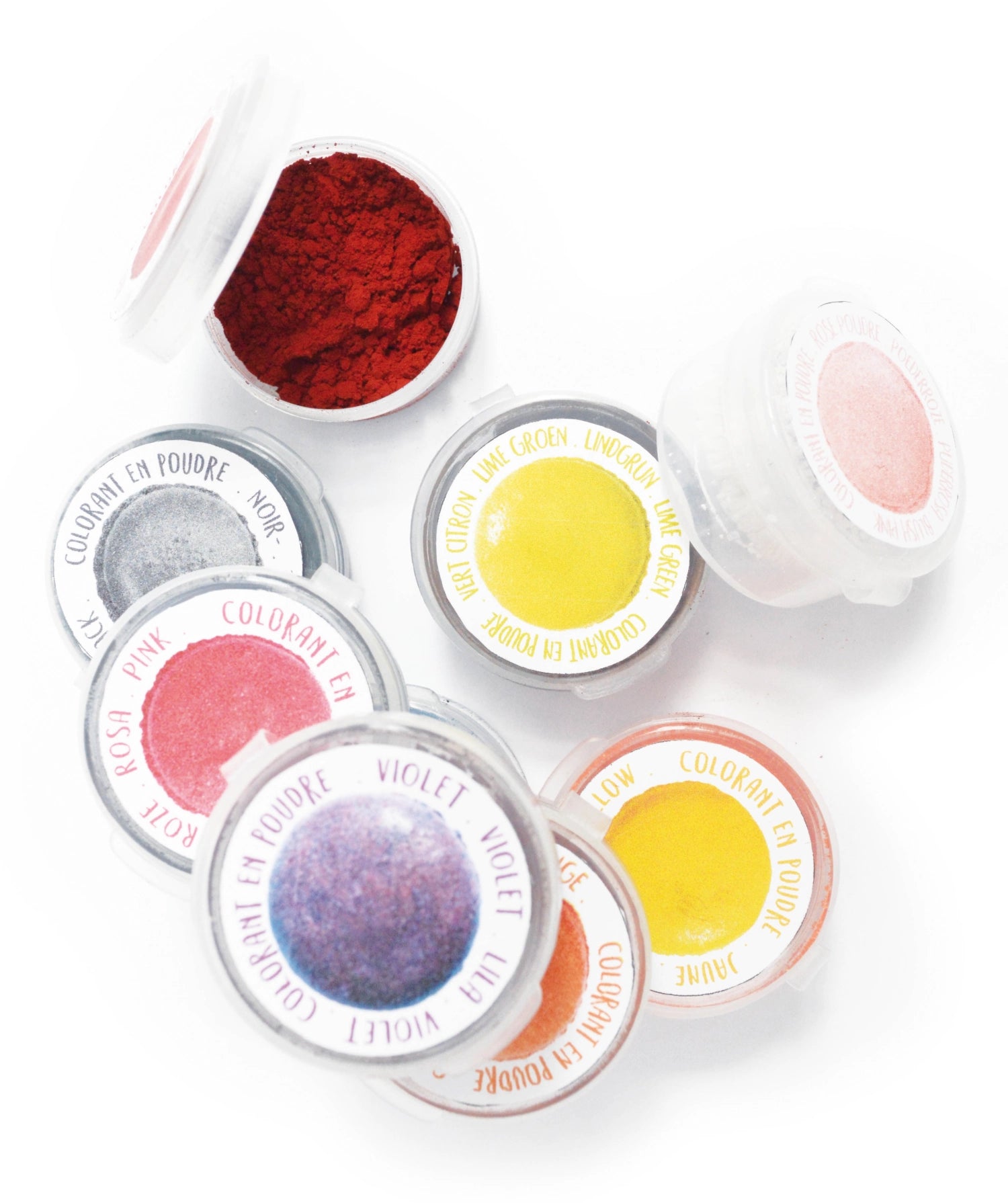 Verleihen Sie Ihren Speisen mit dem 9er Set künstlicher Lebensmittelfarben von Scrap Cooking lebendige Farben! Ideal für kreative Back- und Kochprojekte.