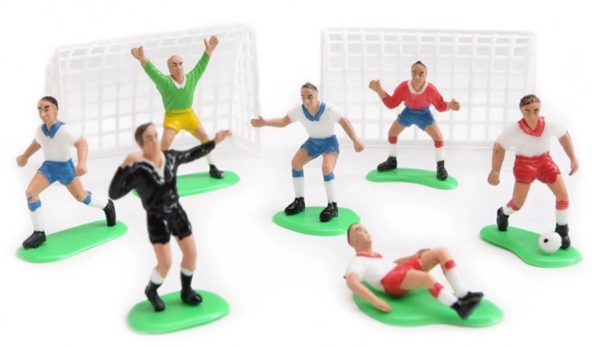 9 Stk. Deko Fussballfiguren - KAQTU Design