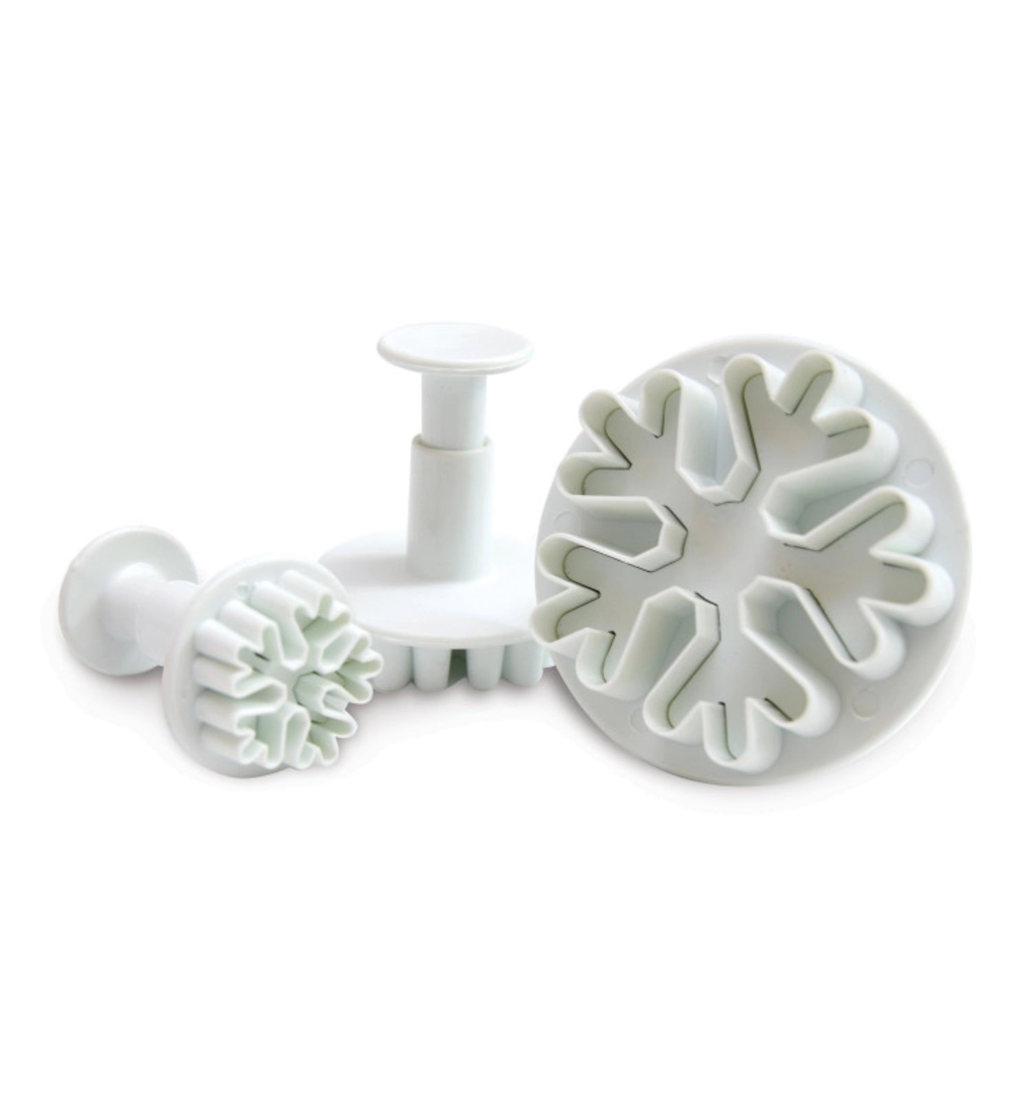 Entdecken Sie das 3er Stanzset Schneeflocken von Scrap Cooking – ideal für kreative Backprojekte und festliche Dekorationen! Perfekte Schneeflocken aus Teig.