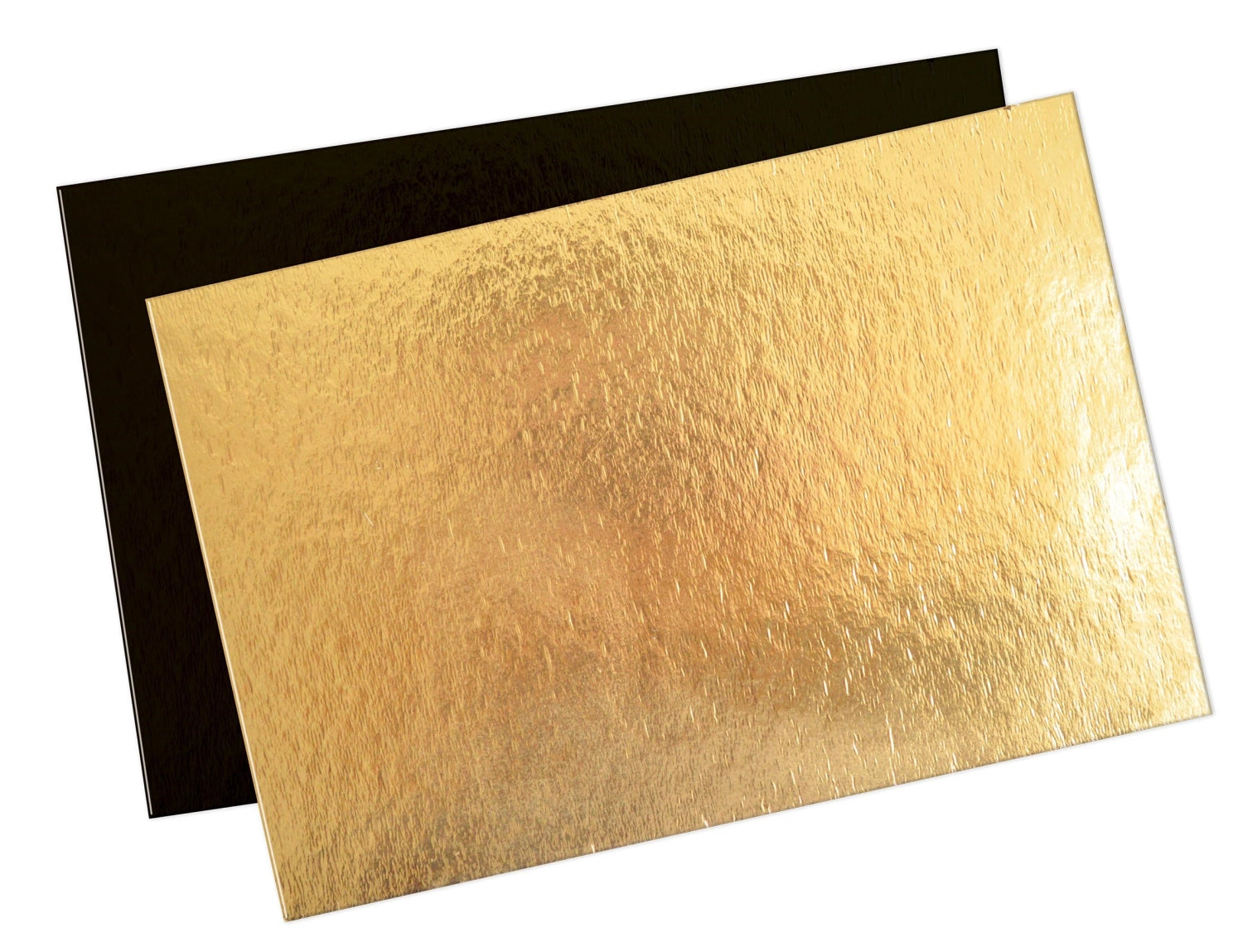 Entdecken Sie die eleganten 5 Stk Kuchenhalter rechteckig gold/schwarz 20x30cm von Scrap Cooking. Ideal für stilvolle Präsentationen von Kuchen und Torten!
