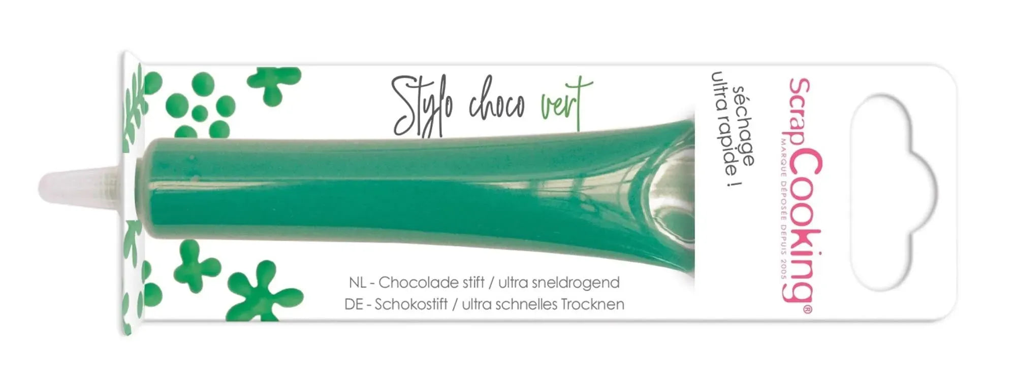 Stift mit Schokoladengeschmack grün 25g - KAQTU Design