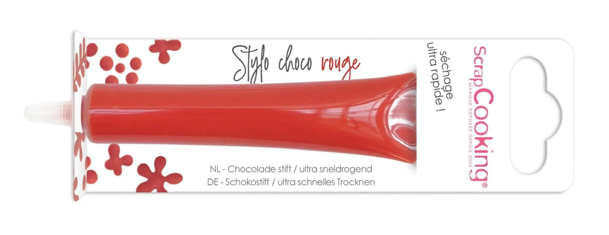 Stift mit Schokoladengeschmack Rot 25g - KAQTU Design