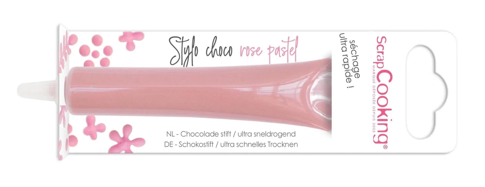 Stift mit Schokoladengeschmack pastelrosa 25g - KAQTU Design