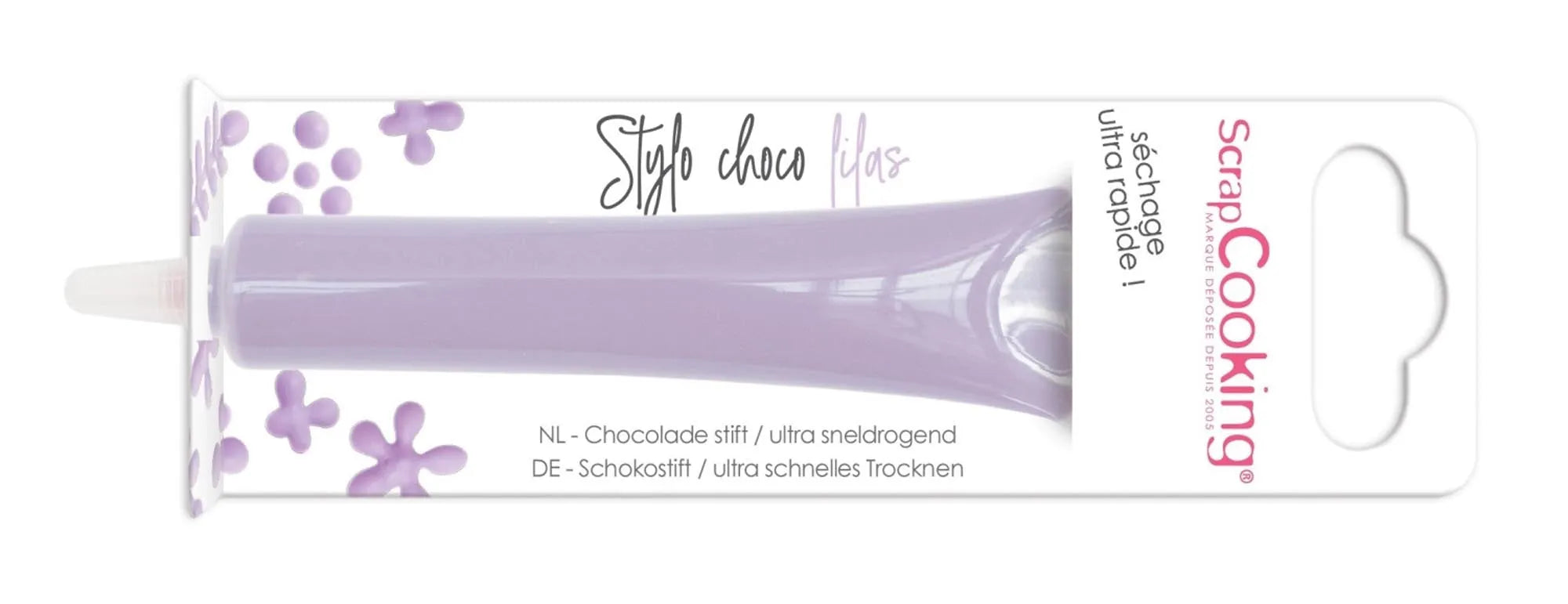 Stift mit Schokoladengeschmack lila 25g - KAQTU Design