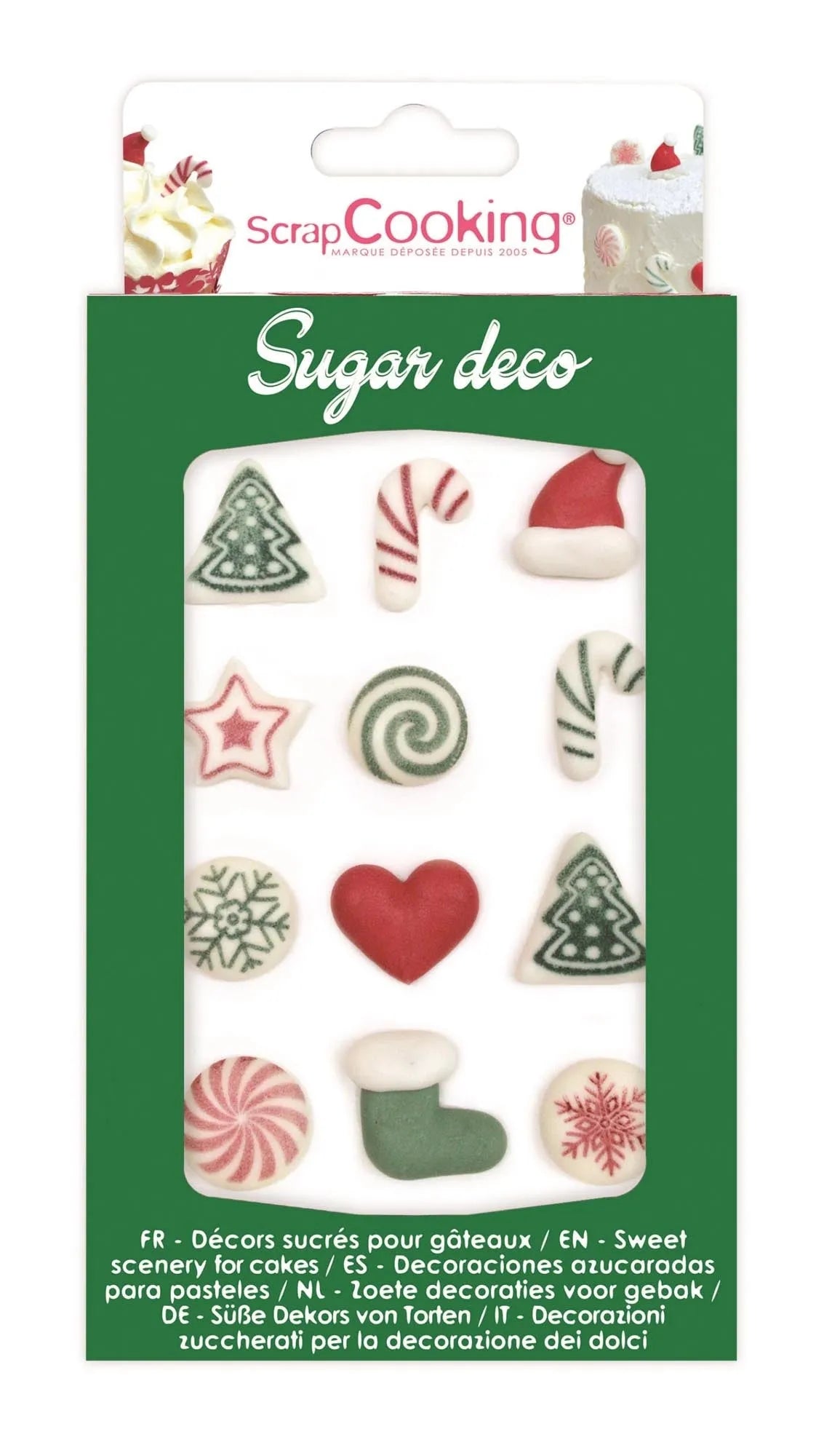 12 Stk.  Zucker Deko Sweet Xmas - KAQTU Design