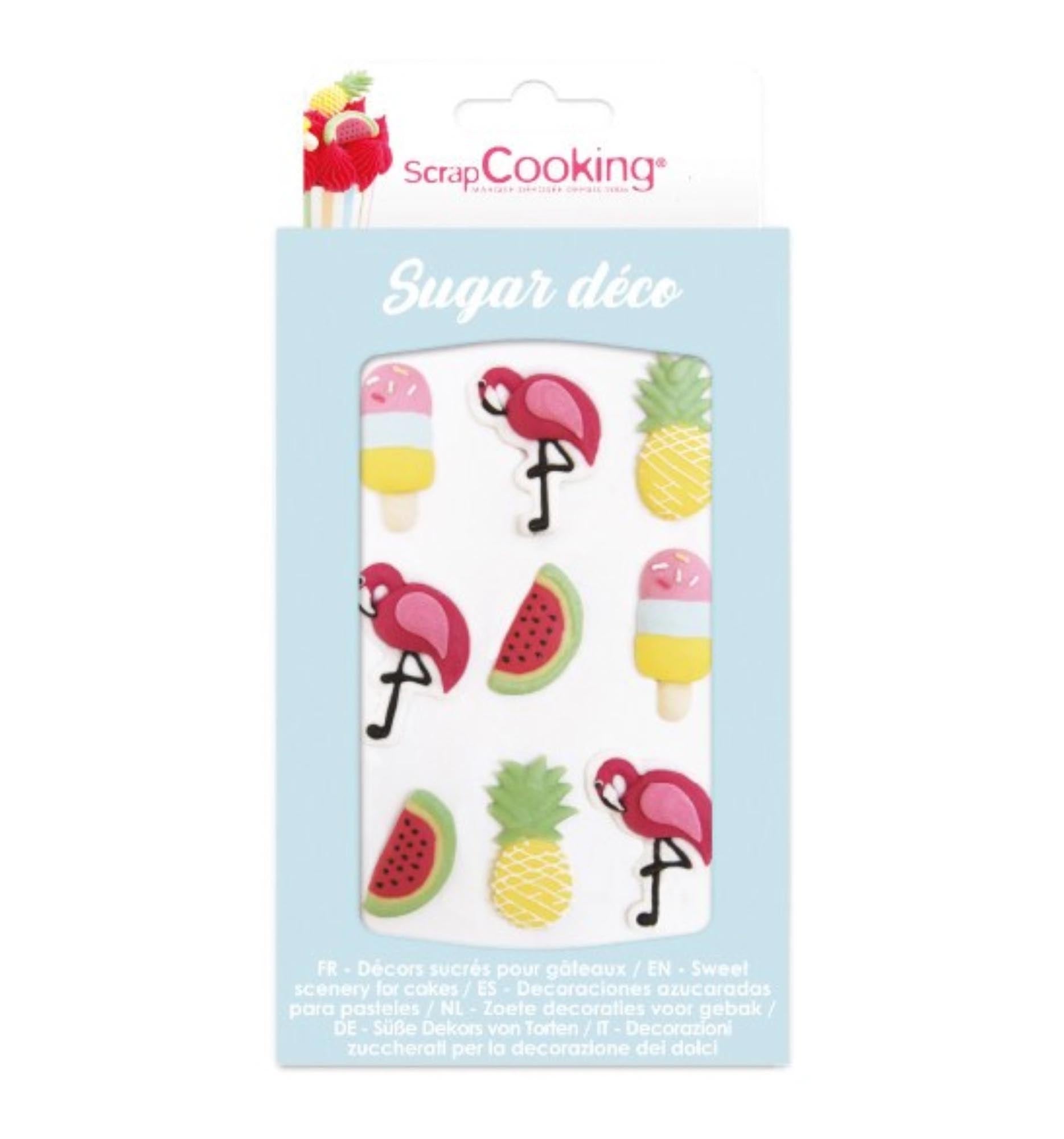 Bunte Zucker Deko Sommer: Sonnen, Blumen & Früchte für Torten, Cupcakes & Drinks. Süss, stabil & kreativ für Sommerfreuden!