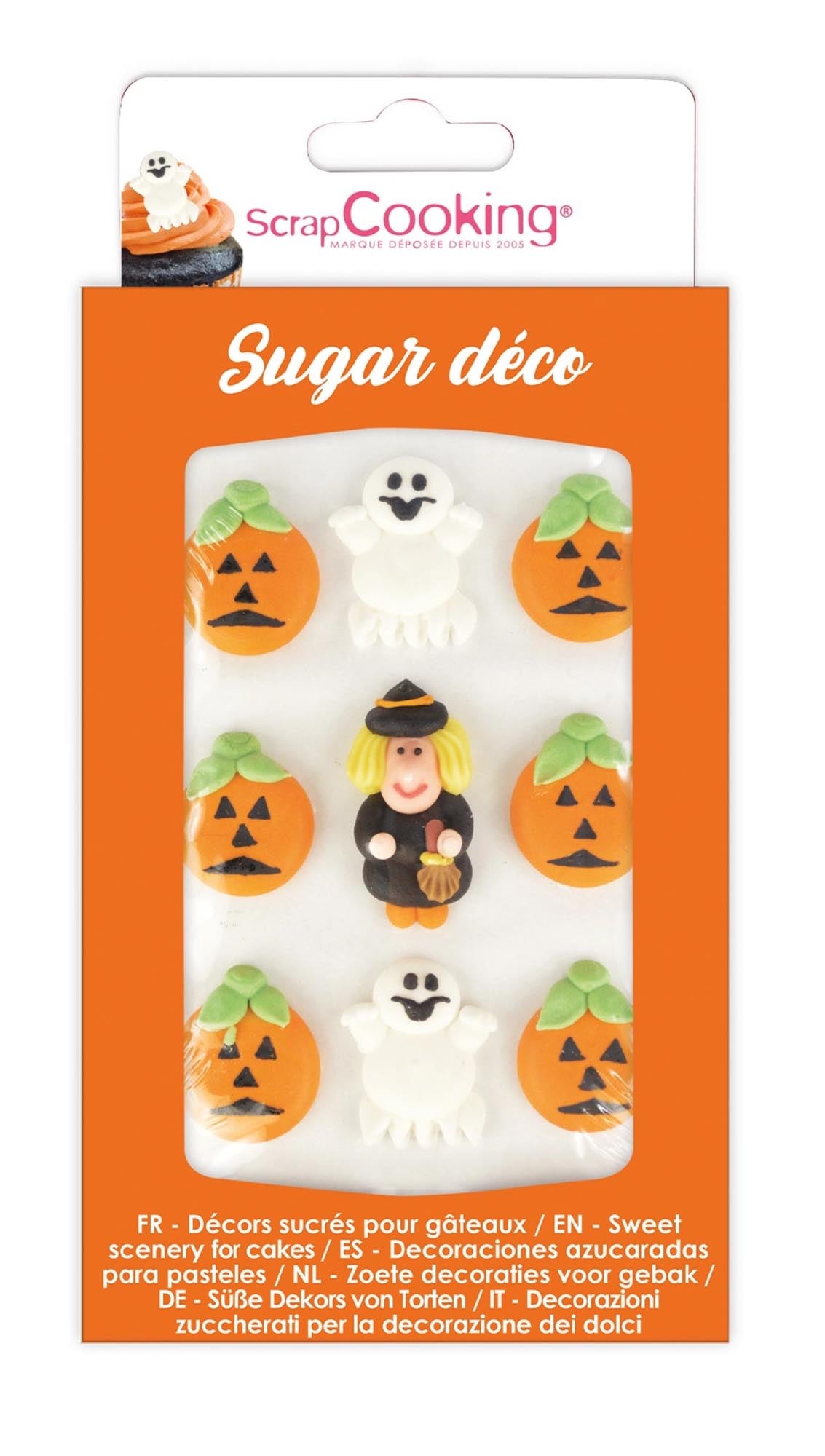 9 Stk. Zucker Deko Halloween