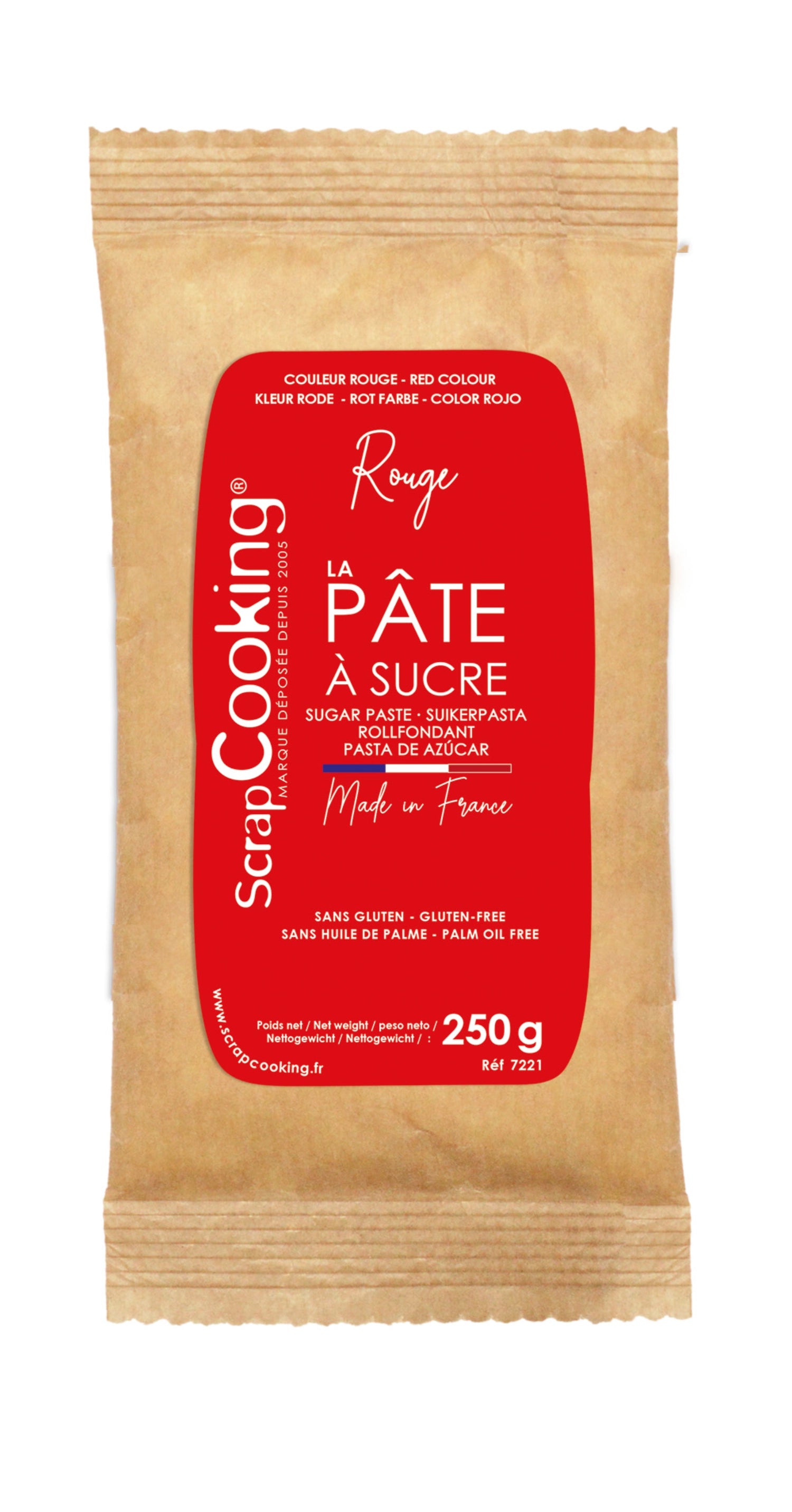Sugar paste red 250g