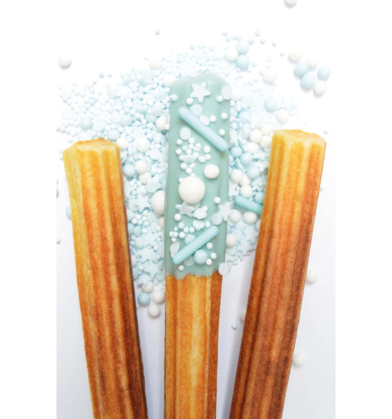 Zuckerstreusel in leuchtendem Blau, 70g, ideal für kreative Dekorationen von Kuchen, Cupcakes und anderen süßen Leckereien.