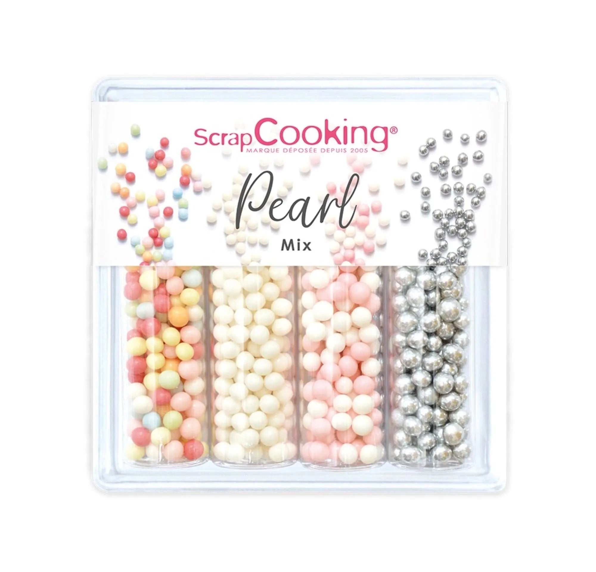 4er Set Zuckerdekors Pearl Mix 56 g - KAQTU Design