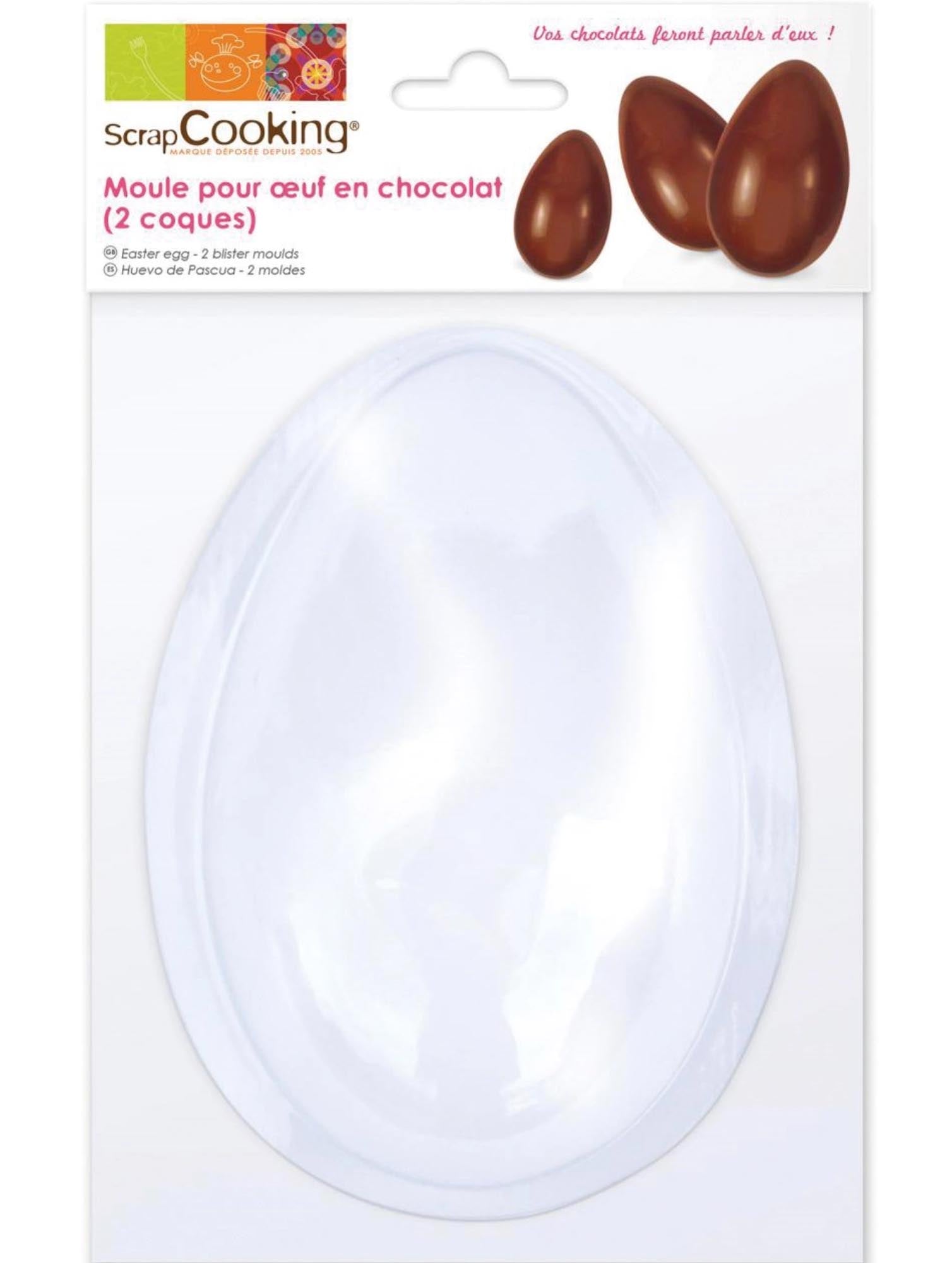 Grosse Schokoladenform von Scrap Cooking: Perfekt für kreative, köstliche Schokoladeneier zu Ostern und besonderen Anlässen.
