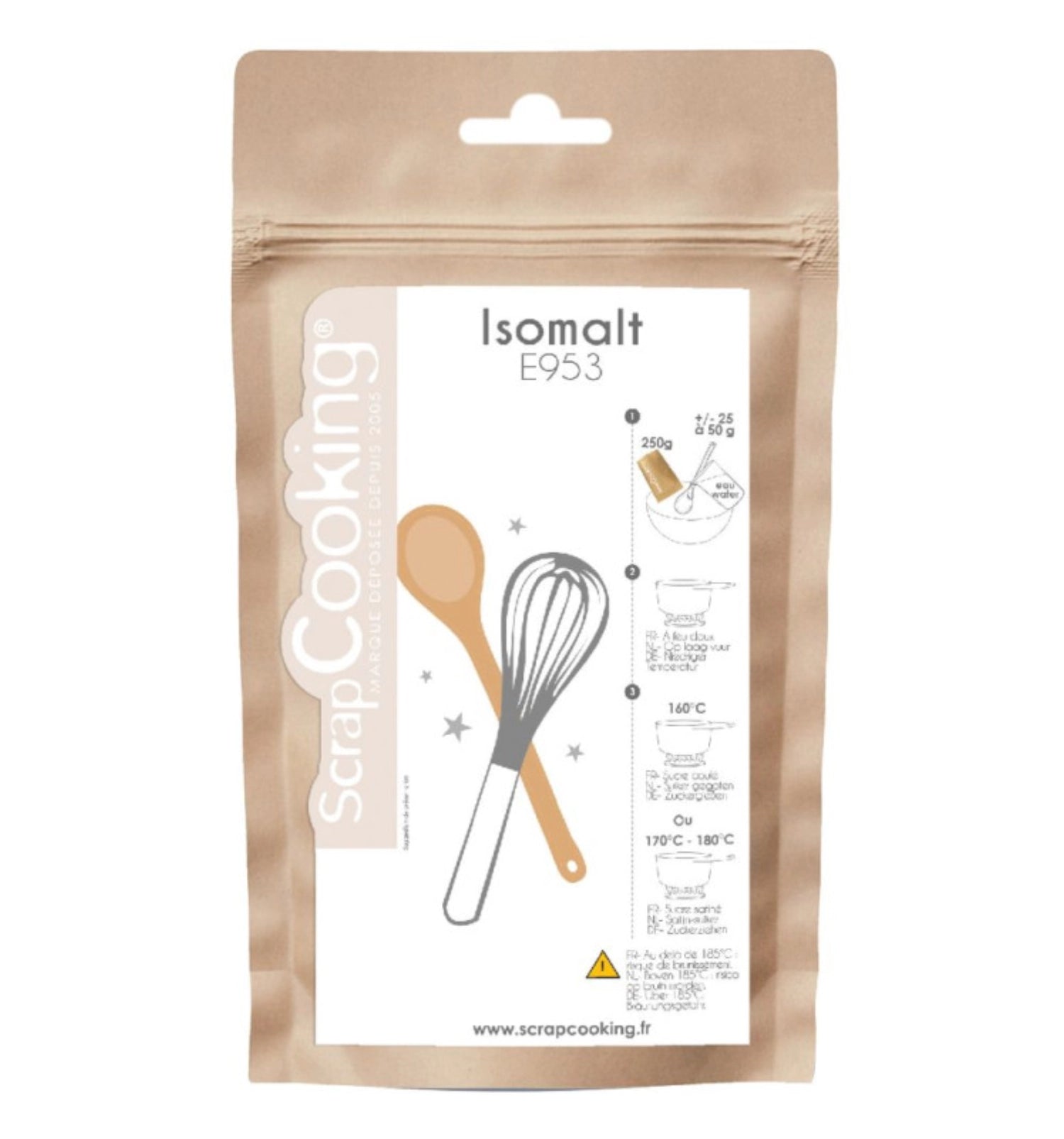 Isomalt E953 250g in Weiss präsentiert im Onlineshop von KAQTU Design AG. Küchenhelfer ist von Scrap Cooking