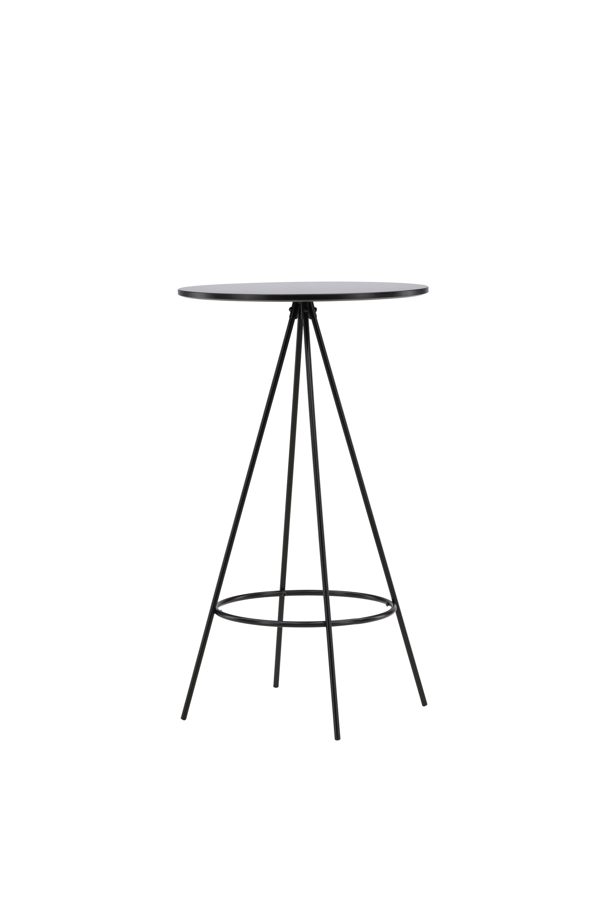 Bistro Bartisch in Schwarz präsentiert im Onlineshop von KAQTU Design AG. Hochtisch ist von Venture Home