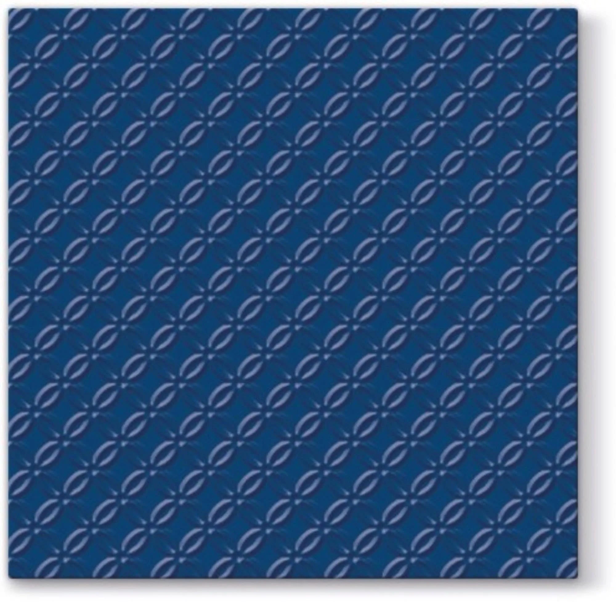 Elegante, navy blaue Servietten 33x33cm von PAW Decor Collection, ideal für stilvolle Tischdekorationen und umweltfreundlich.