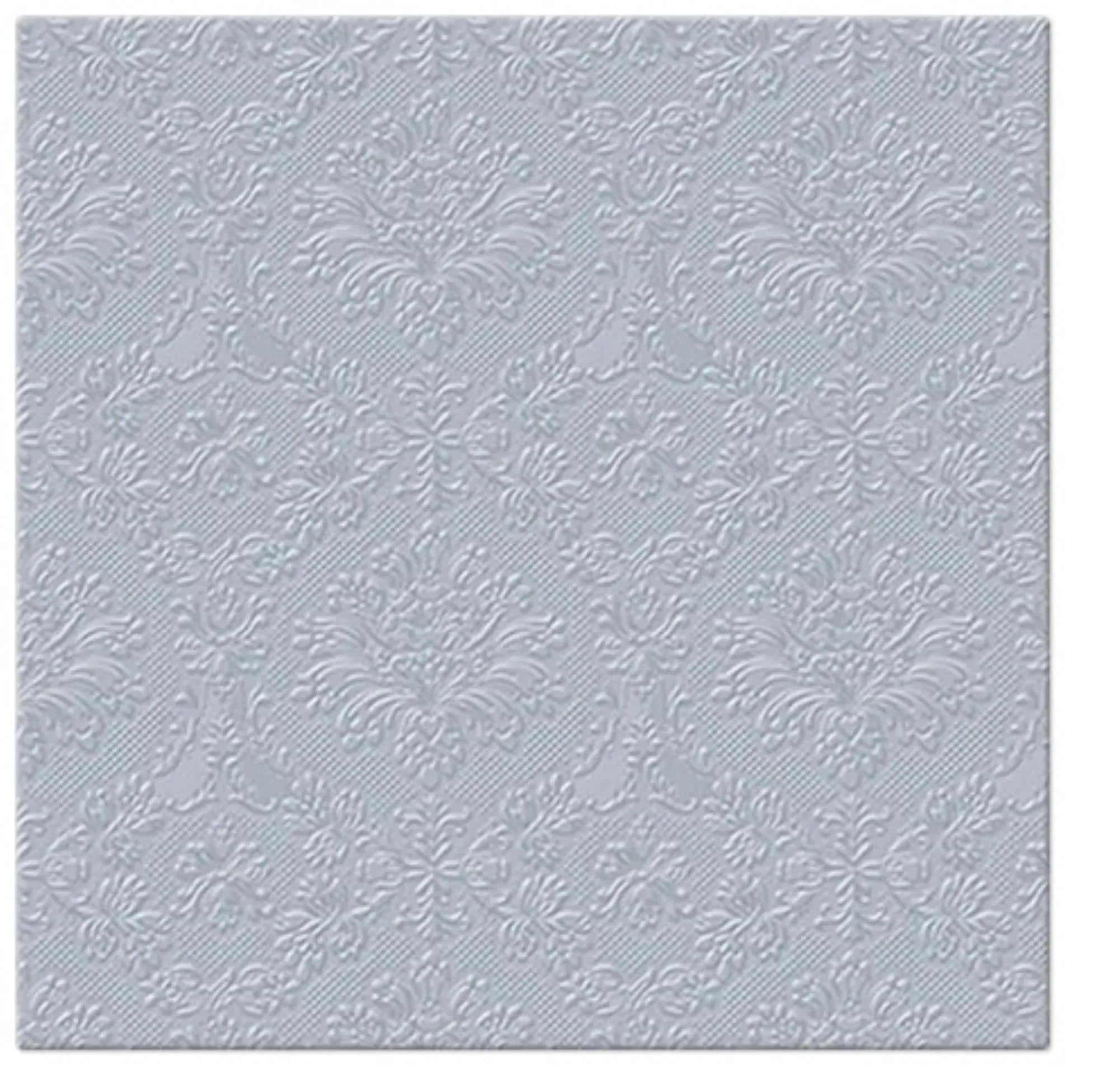 Elegante, silberne Servietten 33x33cm von PAW Decor Collection – ideal für stilvolle Tischdekorationen und festliche Anlässe.