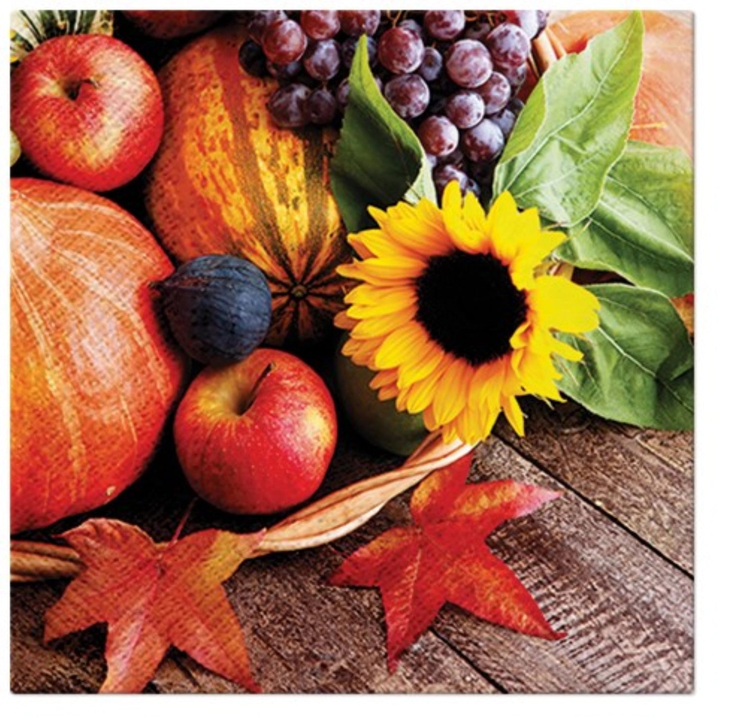 Servietten Lunch 20x Herbstzeit, 33x33cm in Mehrfarbig präsentiert im Onlineshop von KAQTU Design AG. Servietten ist von PAW