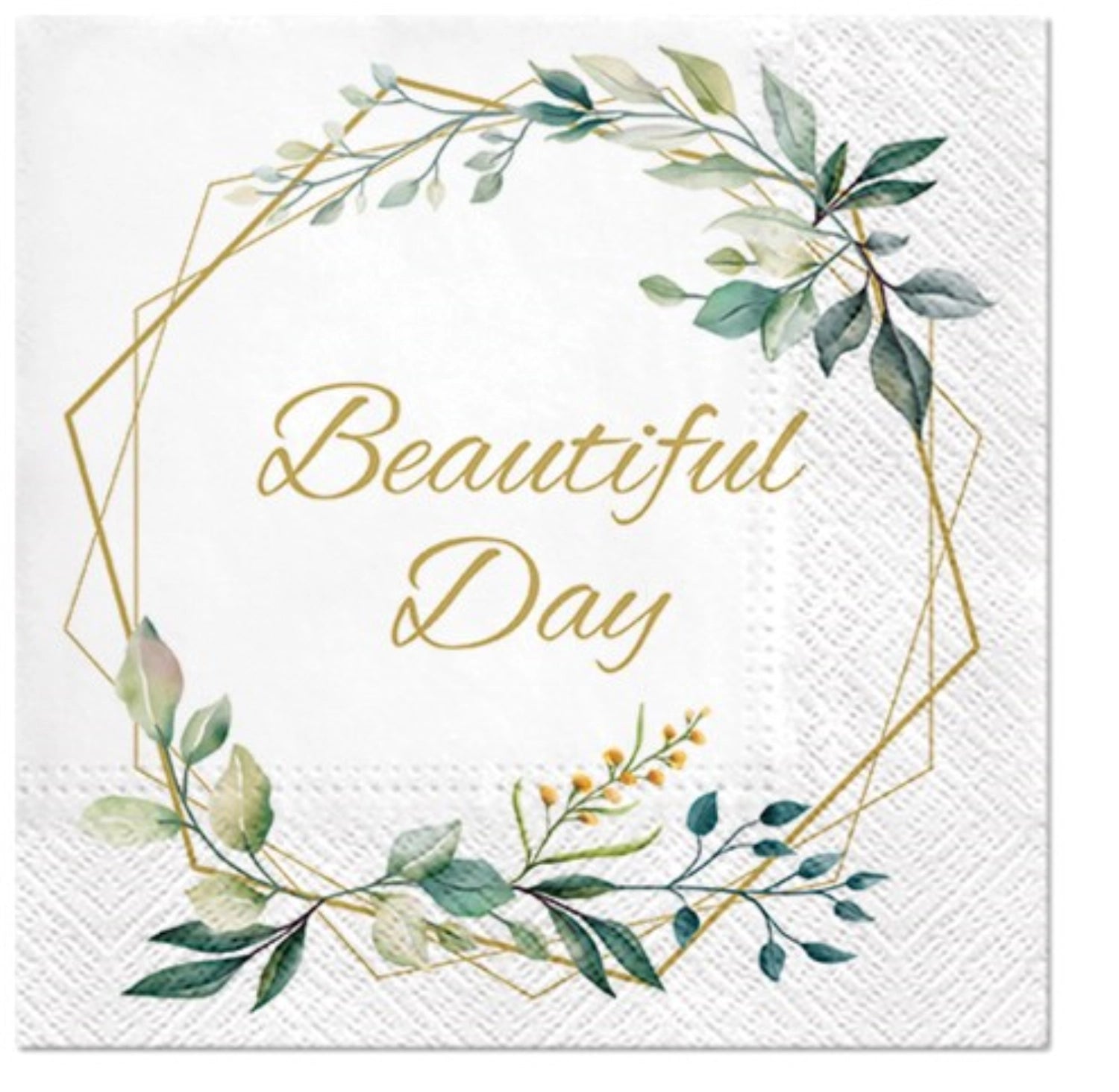 Servietten Lunch 20x Beautiful Day, 33x33cm in Mehrfarbig präsentiert im Onlineshop von KAQTU Design AG. Servietten ist von PAW