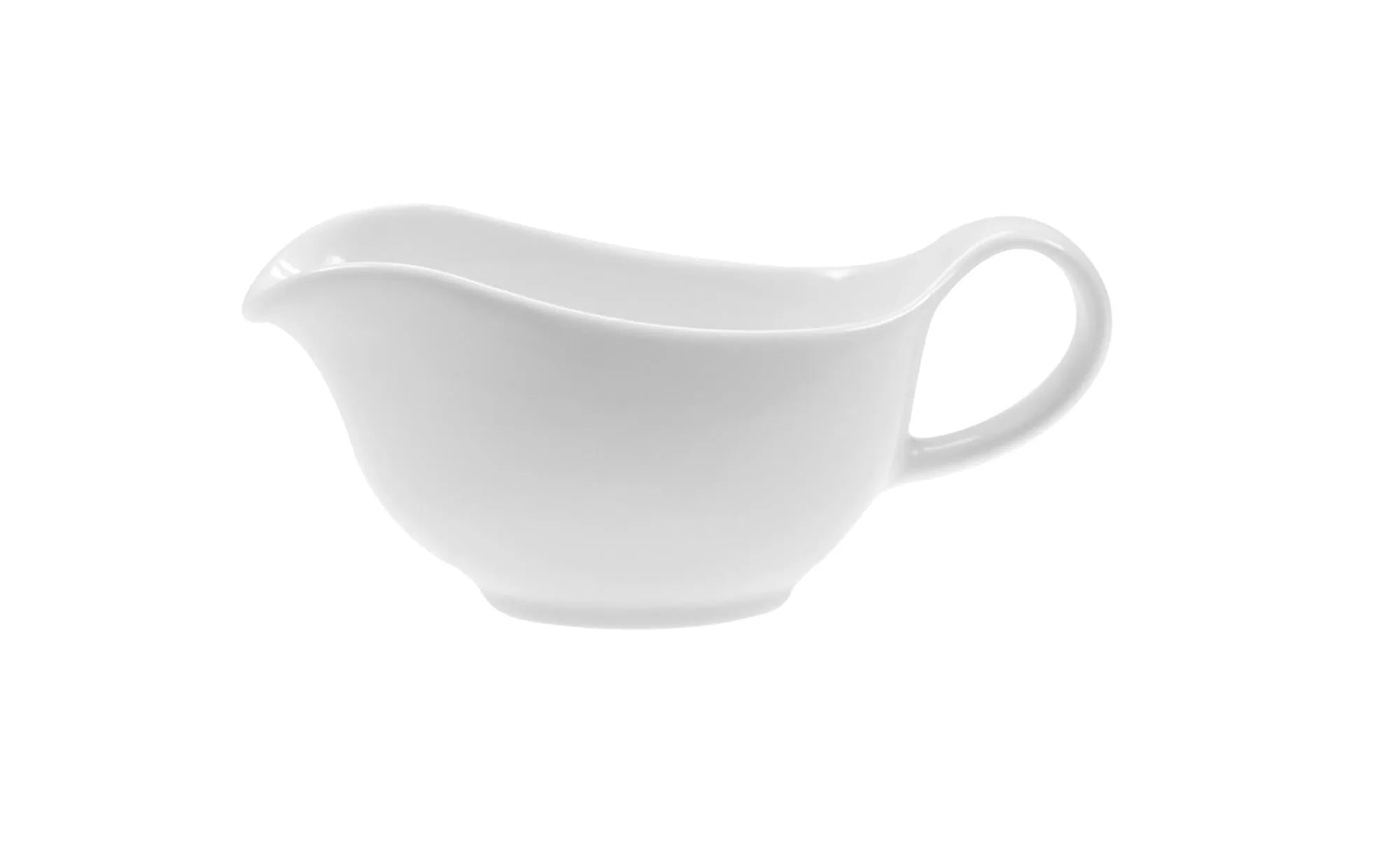 Sauciere Porzellan Uni Weiss 0.05lt in Weiss präsentiert im Onlineshop von KAQTU Design AG. Kanne ist von Diverse