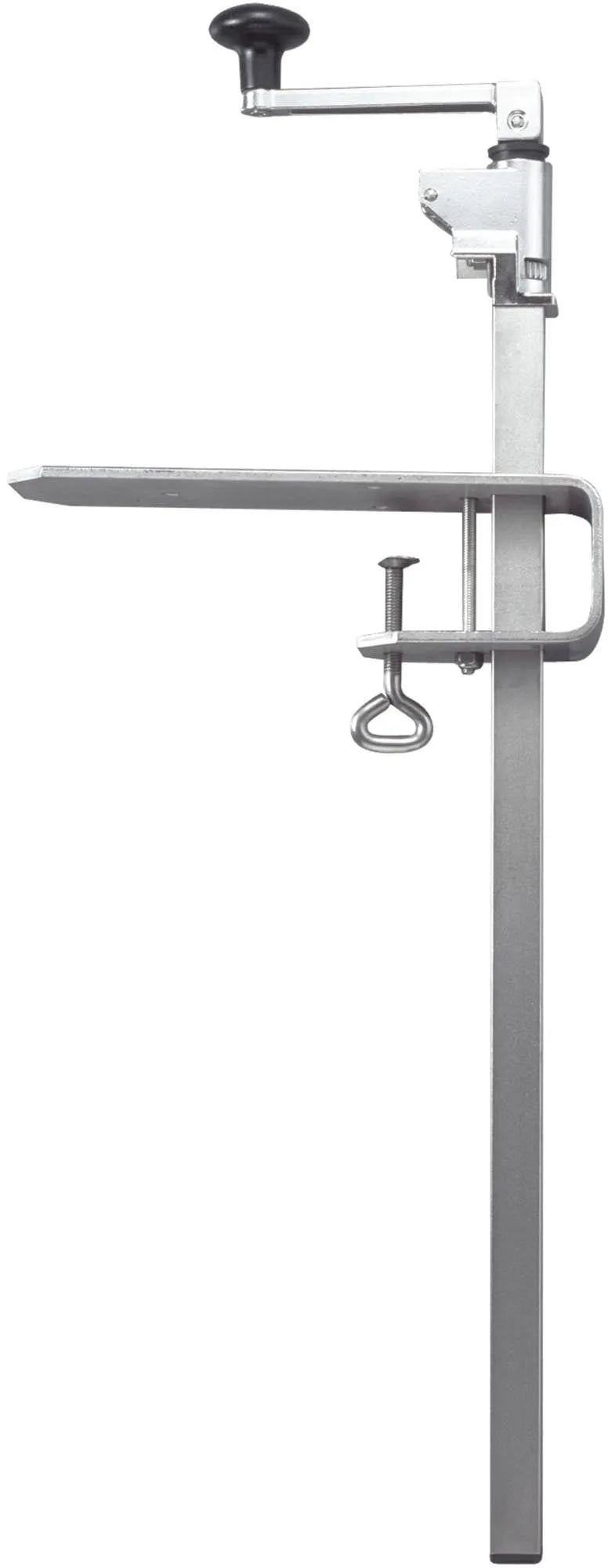 Dosenöffnermaschine Sieger-Clou 30, Druckguss hellgrau in Silber präsentiert im Onlineshop von KAQTU Design AG. Küchenhelfer ist von Westmark