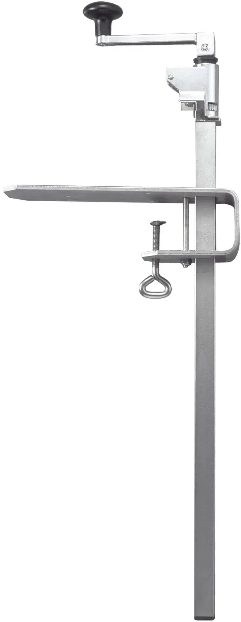 Dosenöffnermaschine Sieger Clou 40, Druckguss vernickelt in Silber präsentiert im Onlineshop von KAQTU Design AG. Küchenhelfer ist von Westmark