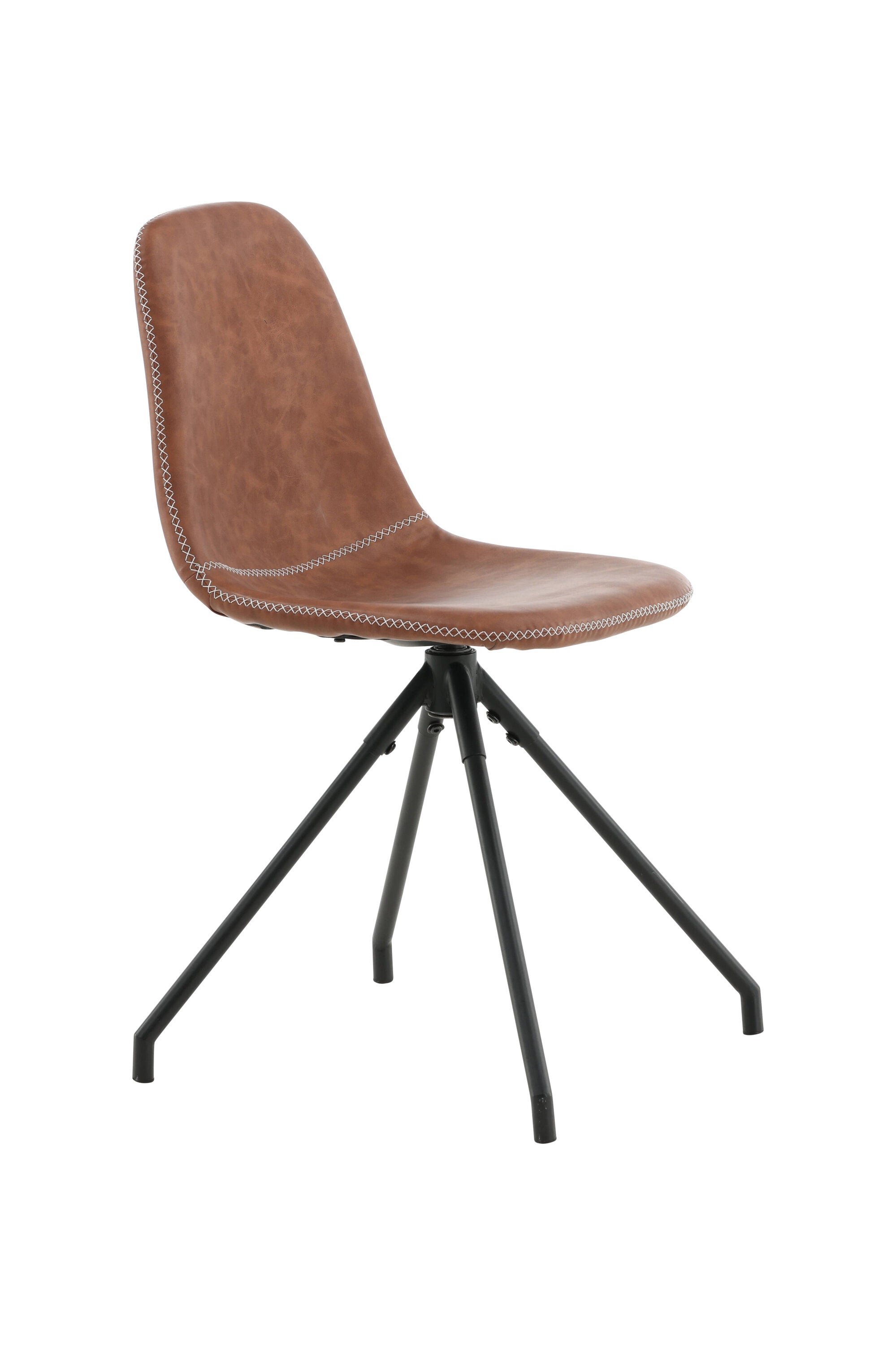 Polar Drehstuhl in Braun präsentiert im Onlineshop von KAQTU Design AG. Drehstuhl ist von Venture Home