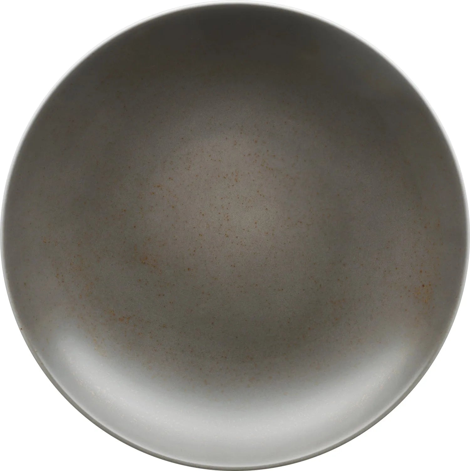 Pottery Unique Darkgrey Teller tief rund coupe 24cm