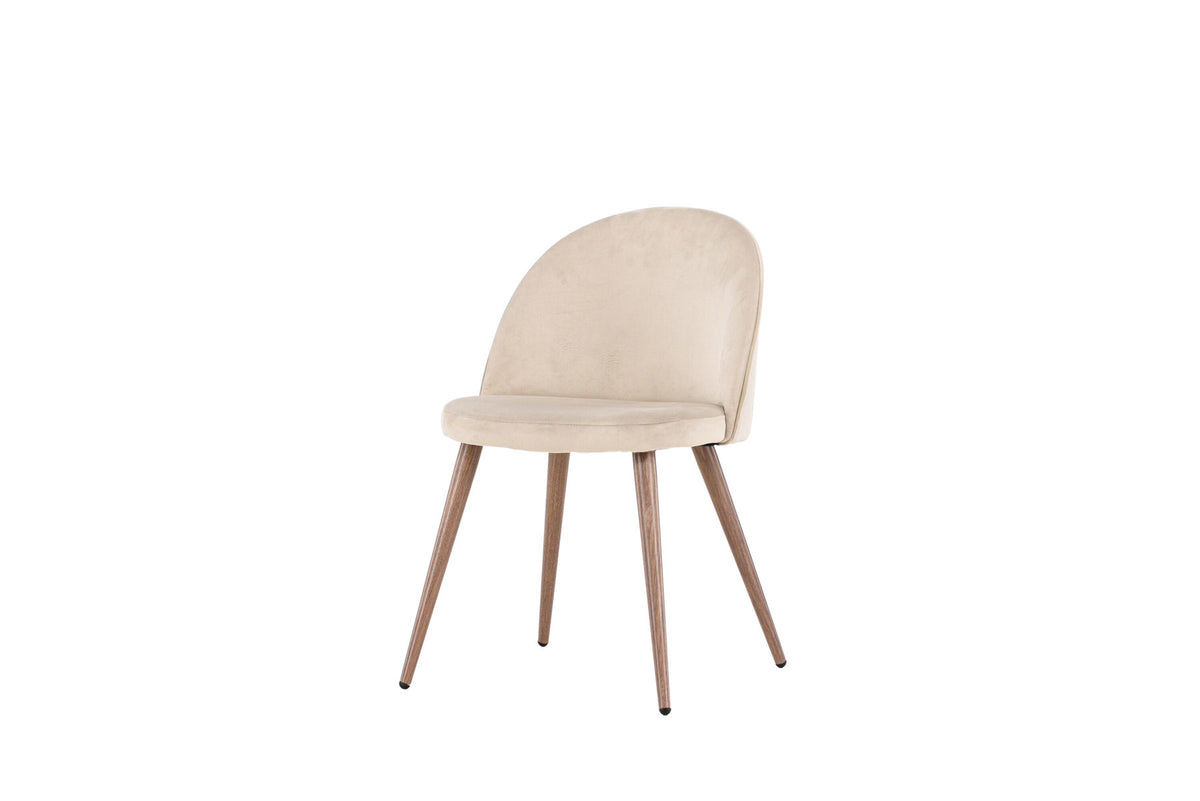 Velvet Esszimmerstuhl in Beige präsentiert im Onlineshop von KAQTU Design AG. Schalenstuhl ist von Venture Home
