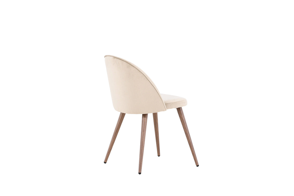Velvet Esszimmerstuhl in Beige präsentiert im Onlineshop von KAQTU Design AG. Schalenstuhl ist von Venture Home