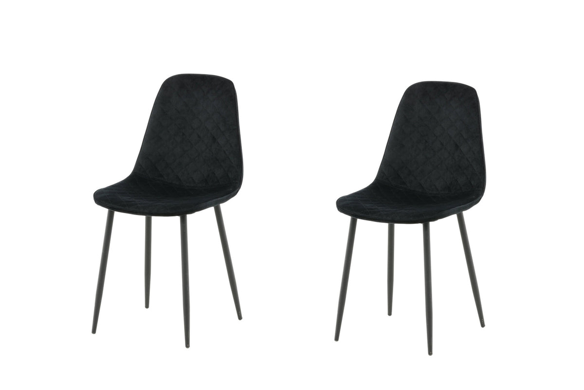 Polar Diamond Stuhl in Schwarz/Schwarz präsentiert im Onlineshop von KAQTU Design AG. Stuhl ist von Venture Home